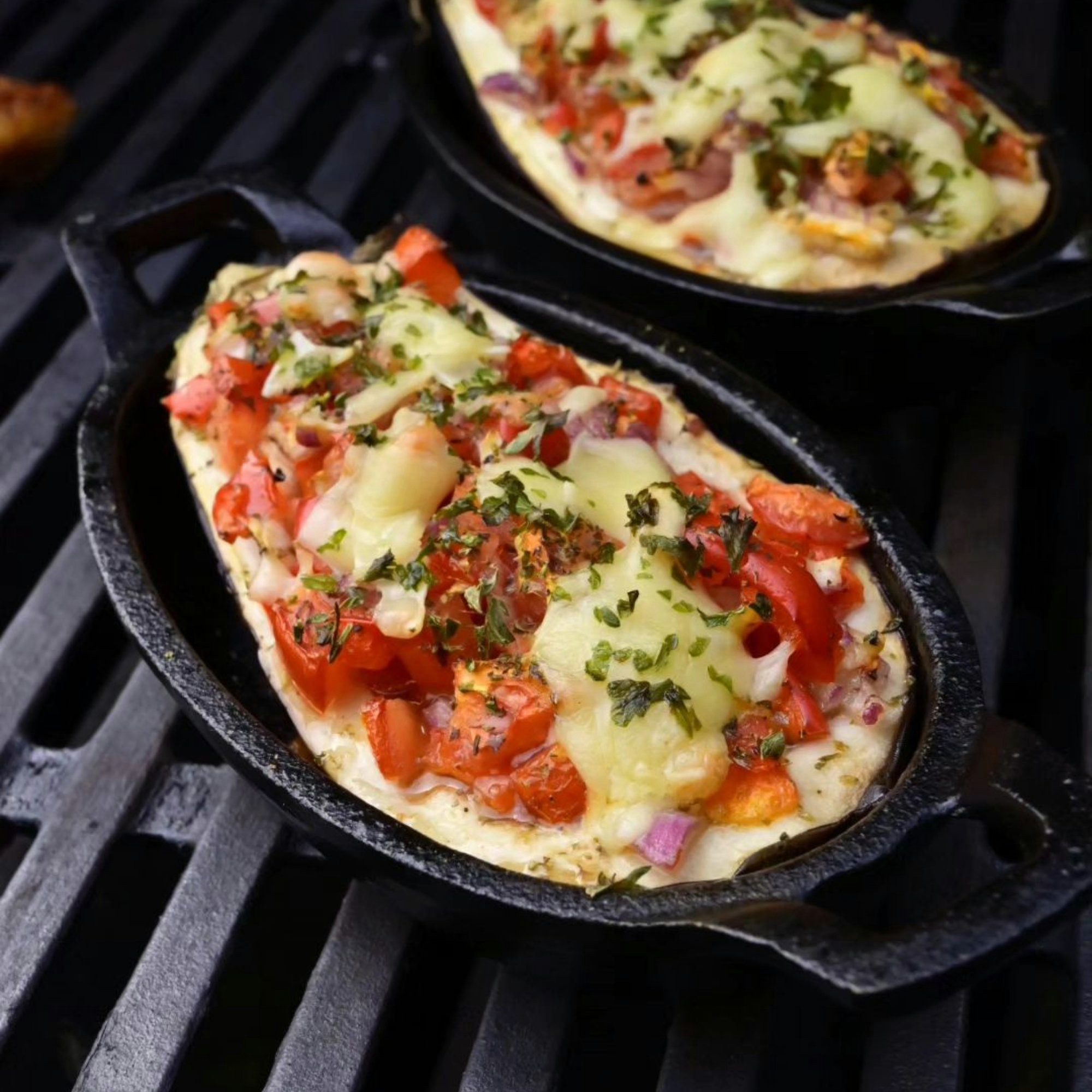 BBQ-Toro Servierpfanne Servierpfännchen Set (6-er Pack), Gusseisen Grillpfannen, Gusseisen (Set)