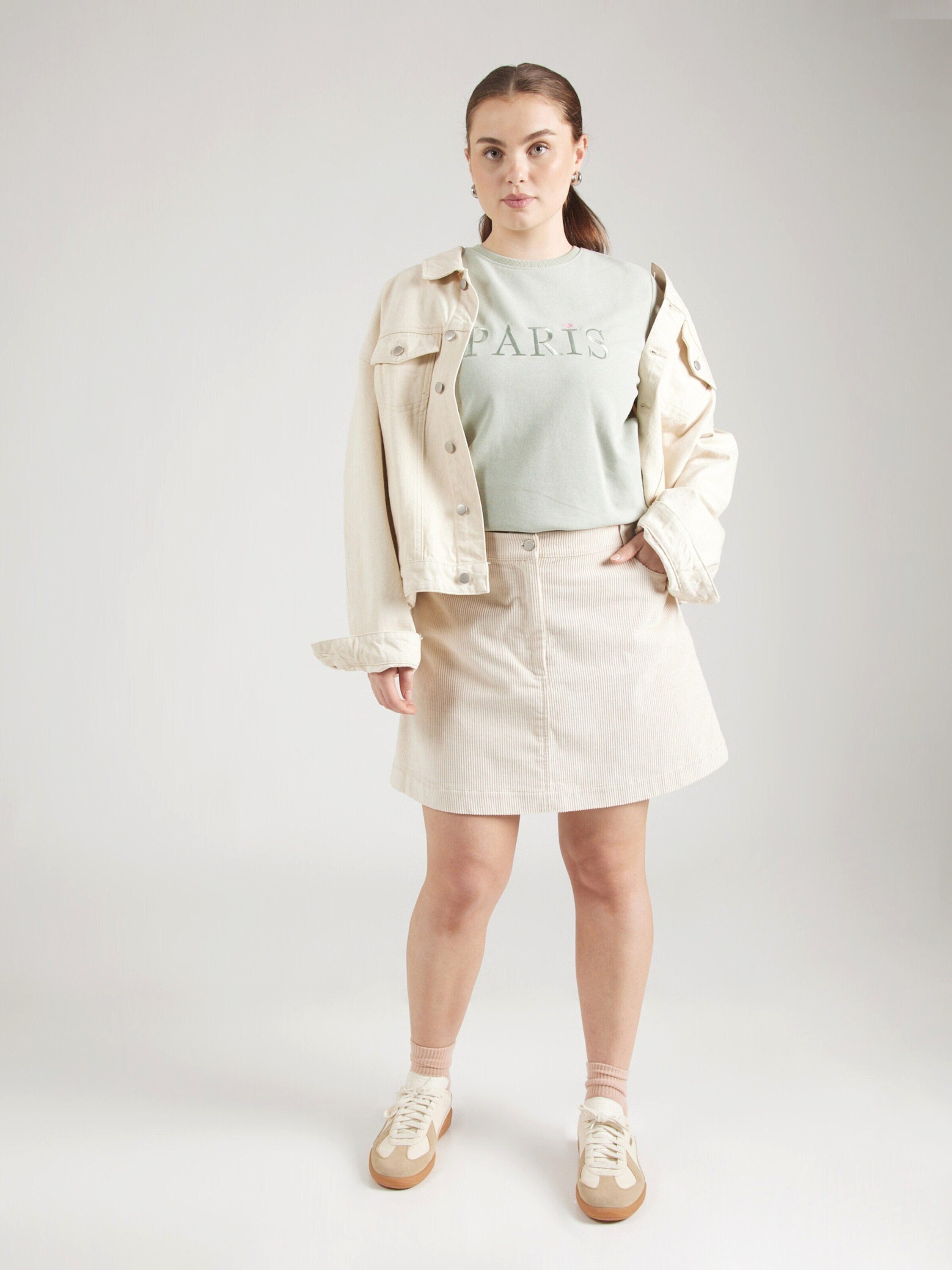 ONLY CARMAKOMA Sweatshirt CARVANNA (1-tlg) Stickerei