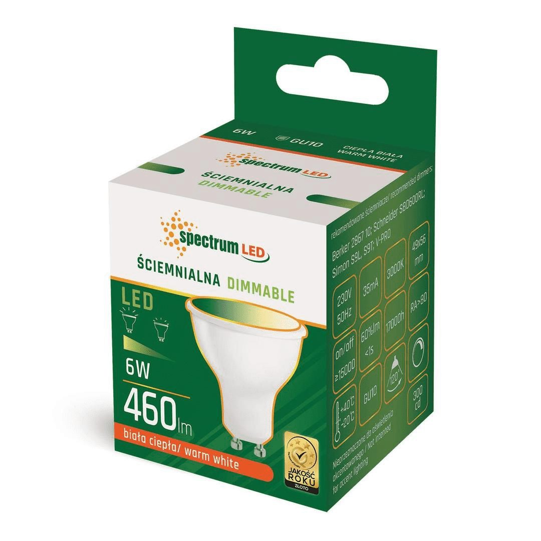 Spectrum LED-Leuchtmittel LED GU10 6W Lampe günstig online kaufen