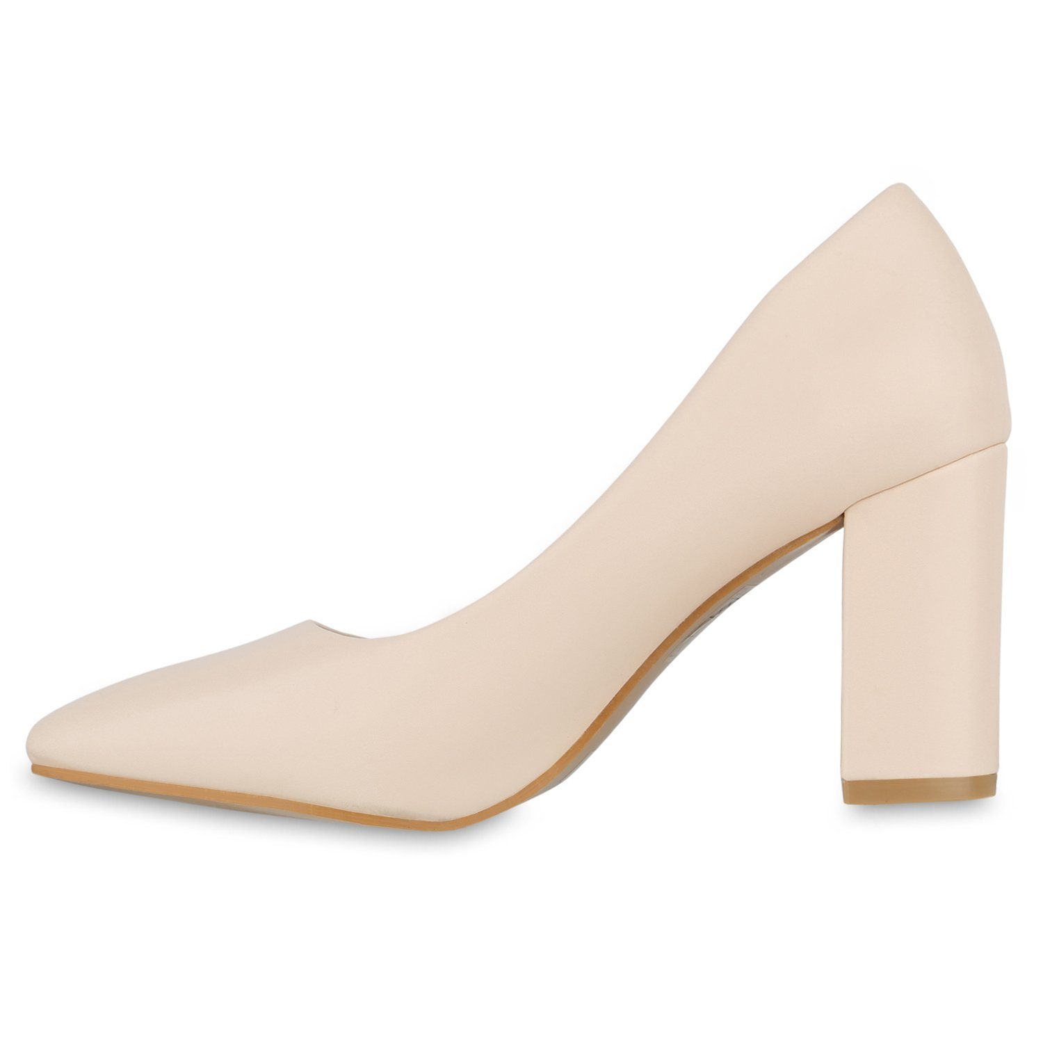 Pumps VAN HILL Schuhe 840683 Beige