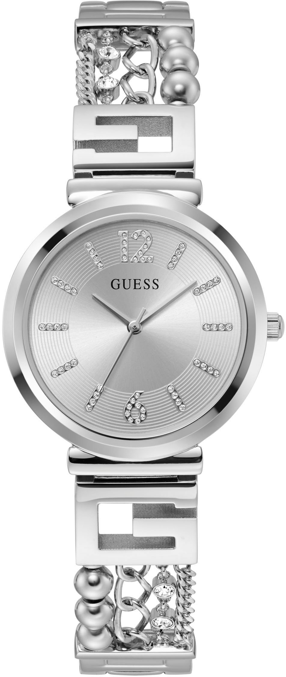 Guess Quarzuhr G CLUSTER GW0545L1, Armbanduhr, Damenuhr günstig online kaufen