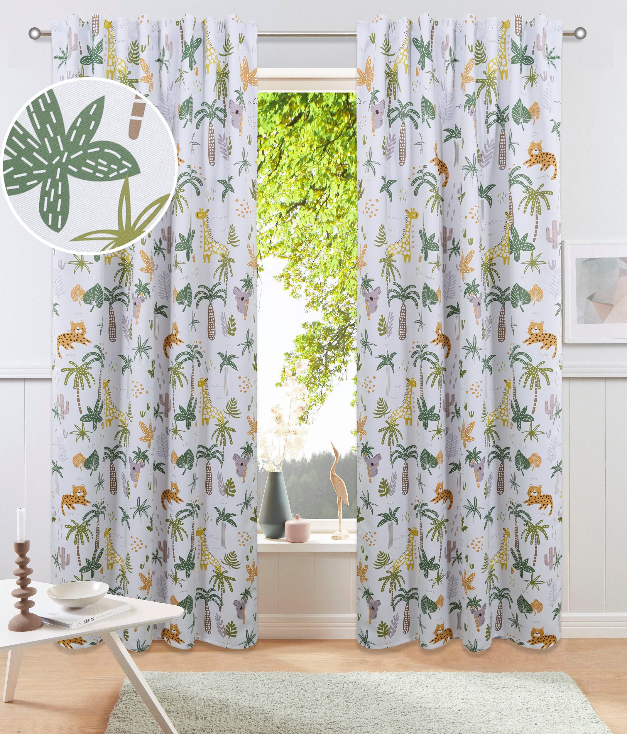 my home Gardine Lavisha (1 St), Multifunktionsband, verdunkelnd günstig online kaufen