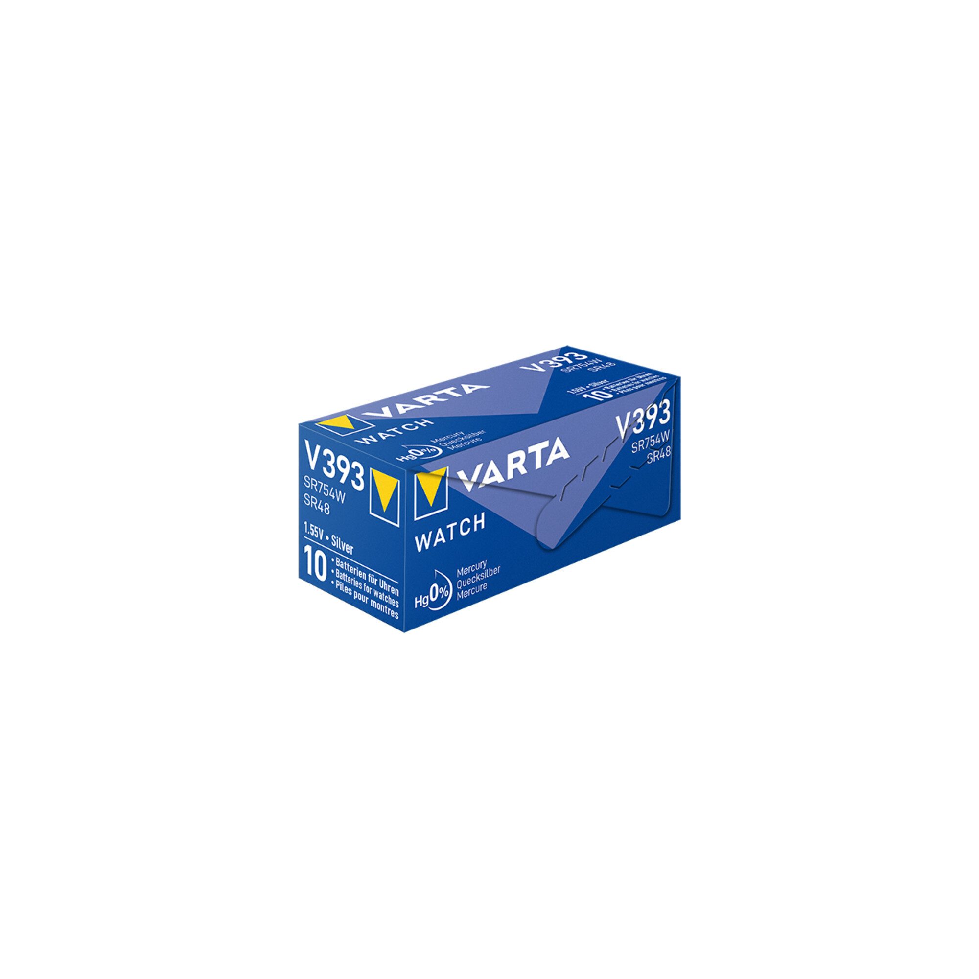 VARTA Varta Cons.Varta Uhren-Batterie 1,55V/77mAh/Silber V 393 Stk.1 Batterie