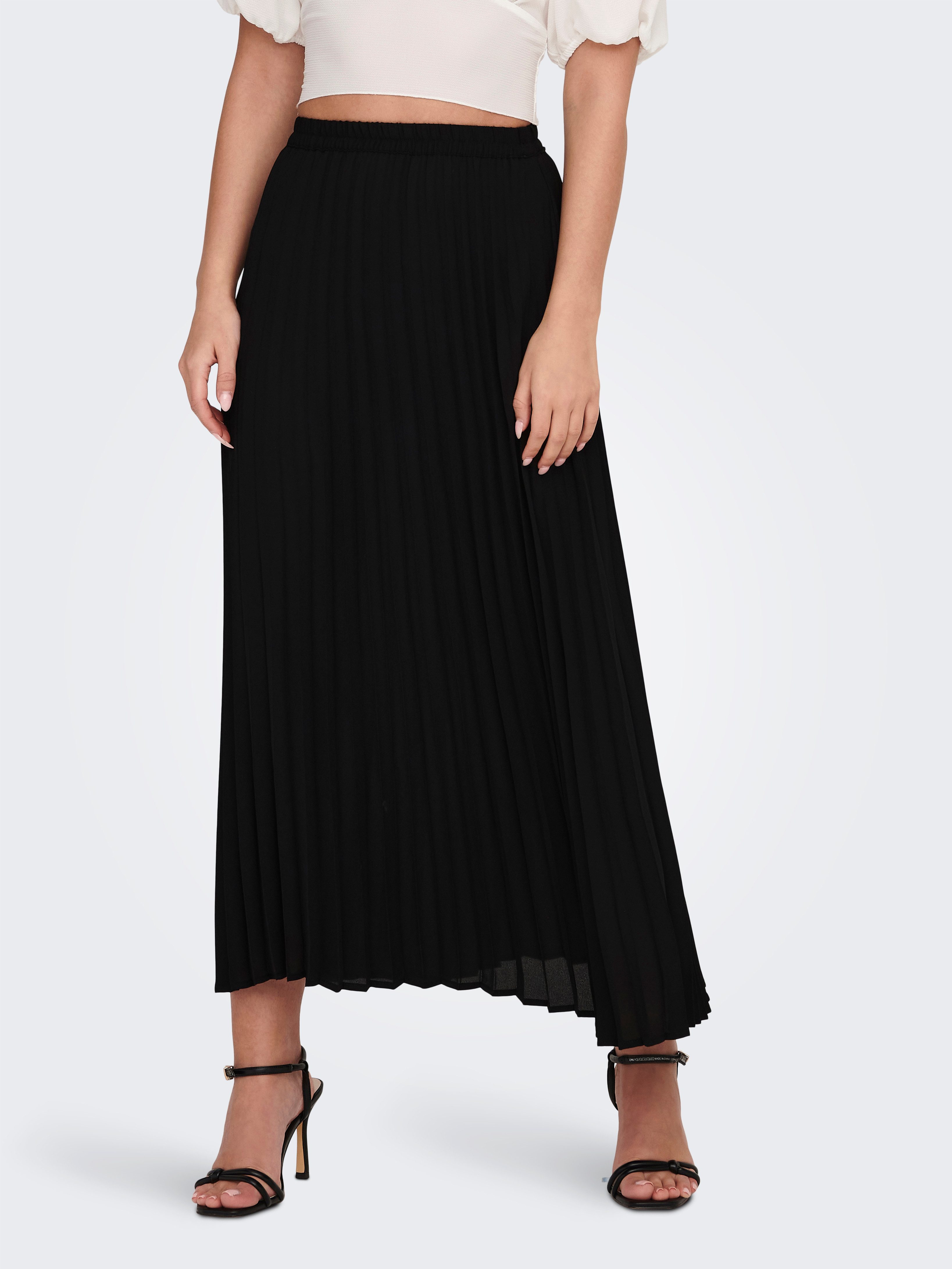 Plisseerock ONLALMA LIFE POLY PLISSE SKIRT SOLID