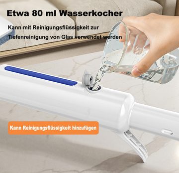 Coonoor Wasserabzieher Fensterreinigungsset 3 in 1 Fensterreinigungswerkzeug, Sprühbares Wasser