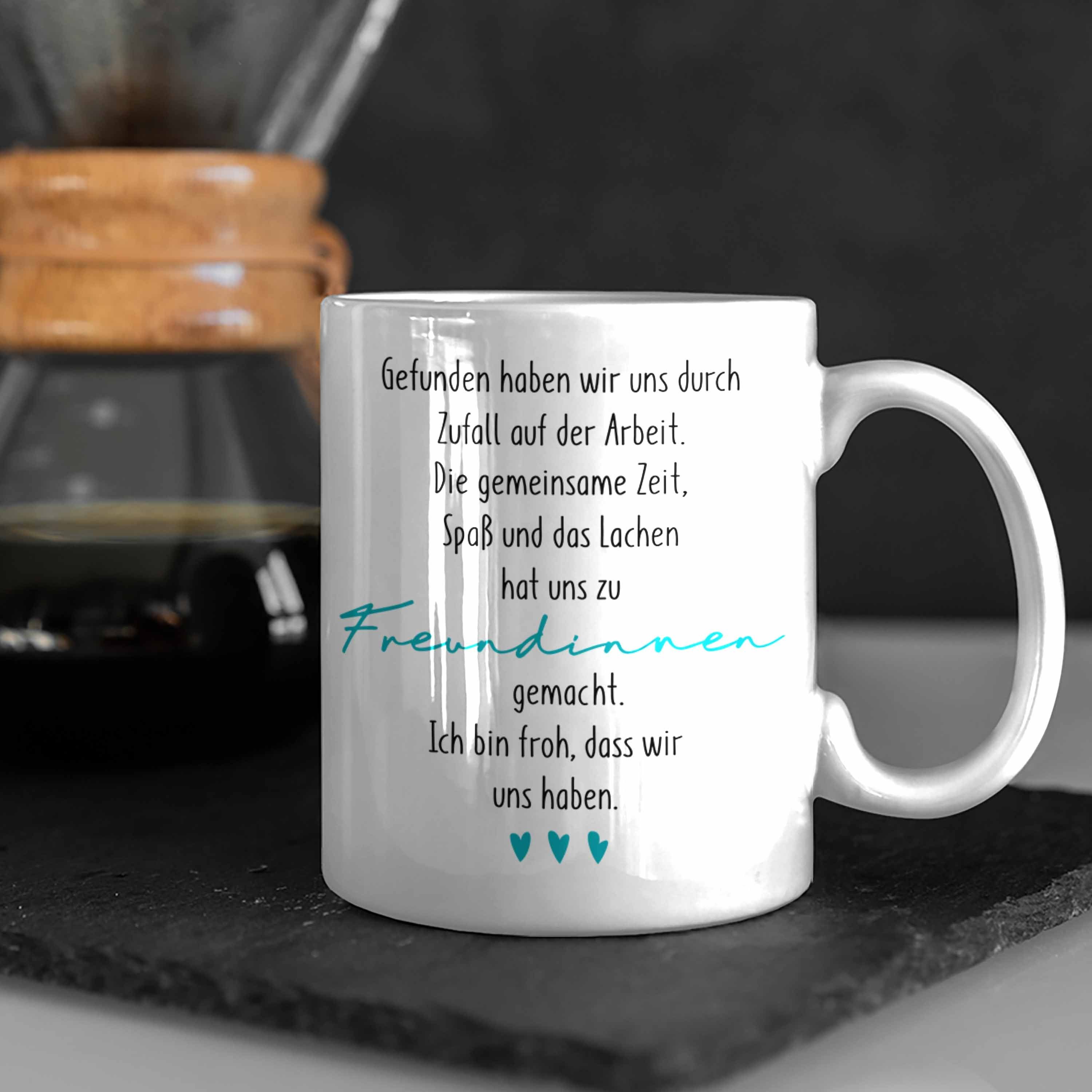 Trendation Tasse Trendation - Geschenkide Weiss Kollegin Beste Tasse Geschenk Arbeitskollegin