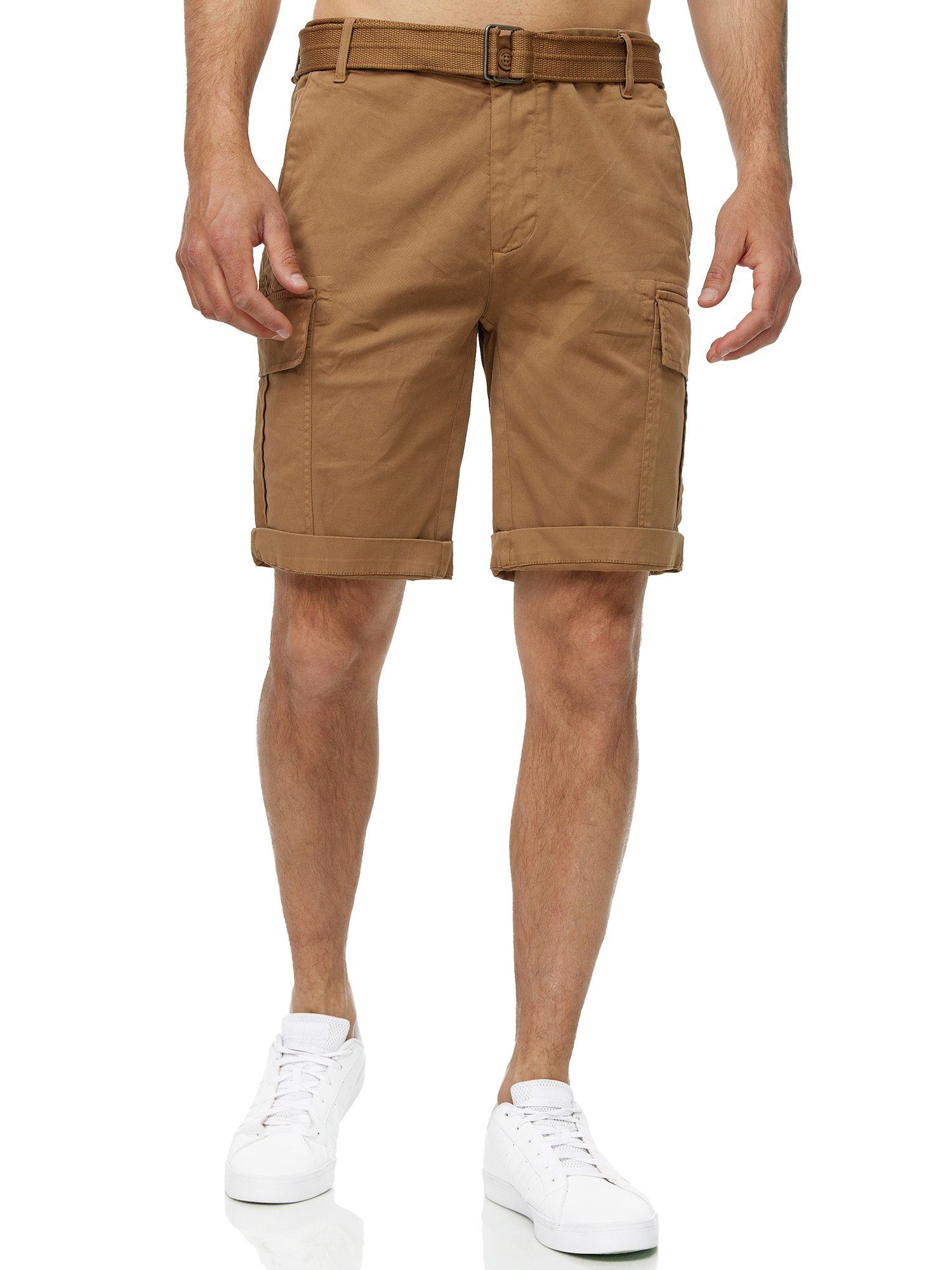 Tazzio Cargoshorts A200 Cargo Shorts inkl. abnehmbarem Gürtel