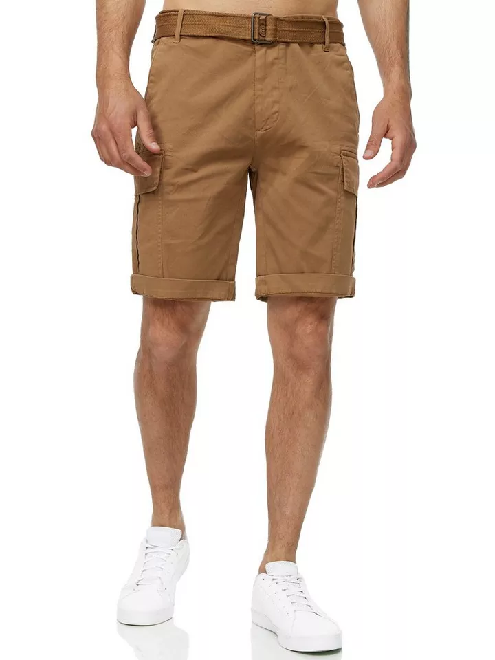 Tazzio Cargoshorts A200 Cargo Shorts inkl. abnehmbarem Gürtel