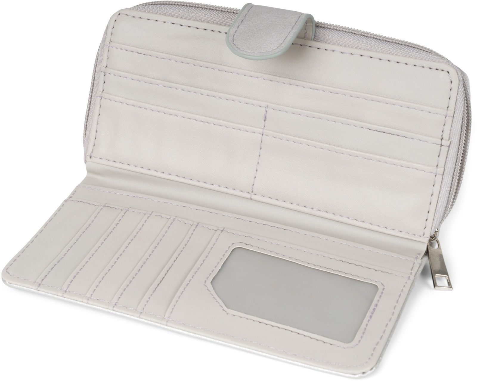 styleBREAKER Geldbörse Geldbörse im 2-Tone Metallic Look (1-tlg)