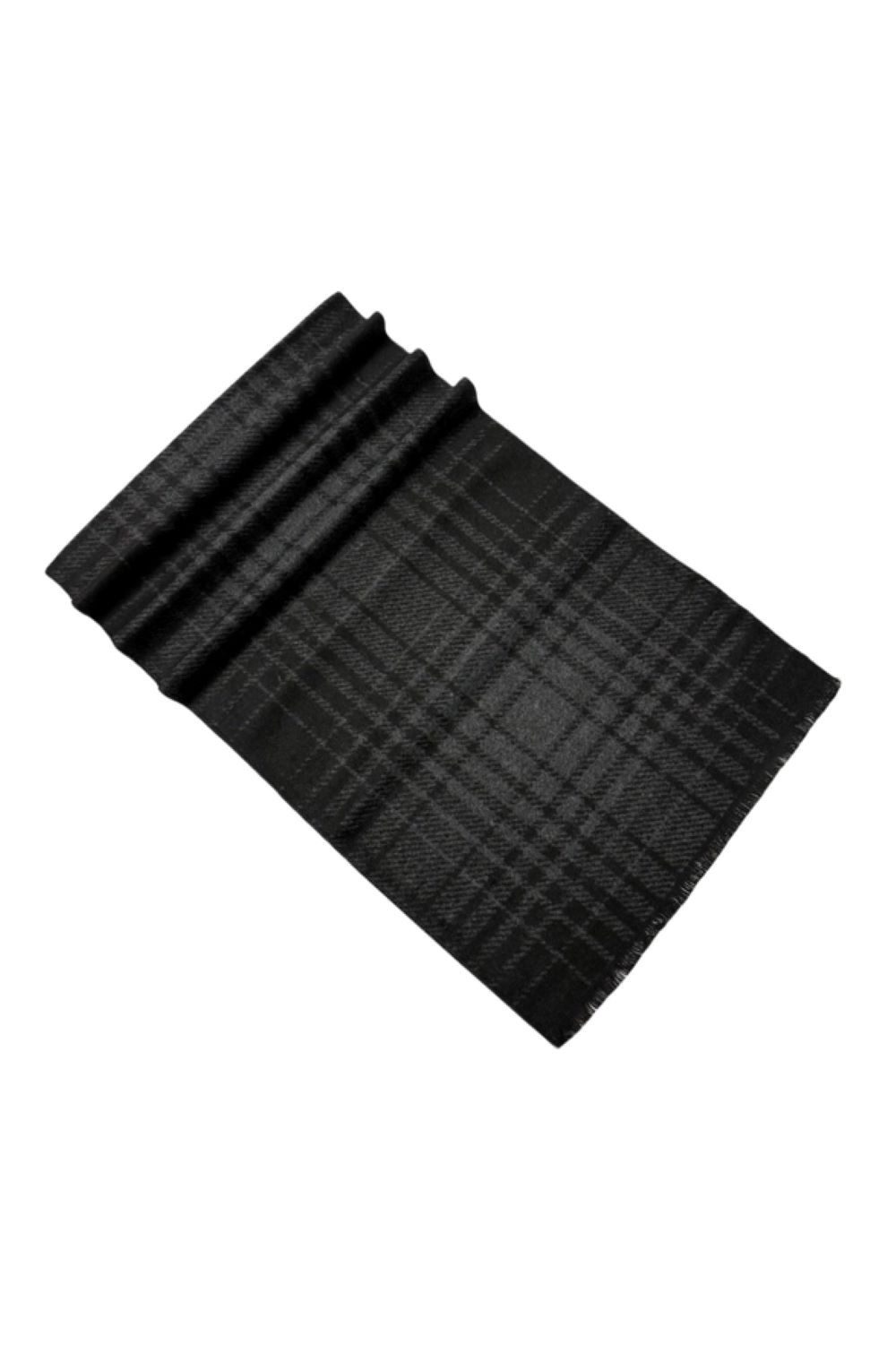 Fashion Scarf World Modeschal Karierter Wendeschal mit Fransen – ideal für Herren und Unisex Looks, Zeitloses Design, das fast jedem Stil entspricht