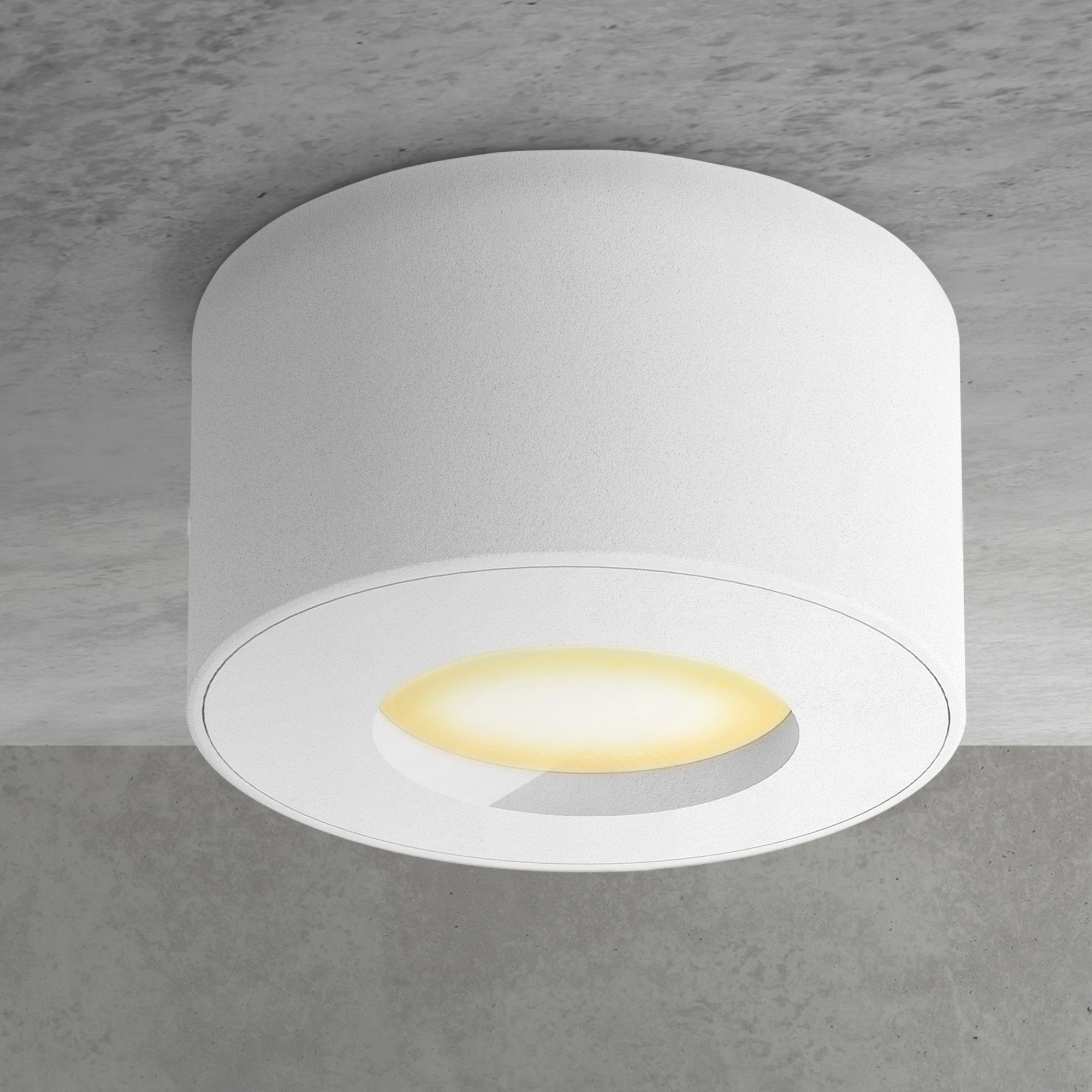 SSC-LUXon LED Außen-Deckenleuchte CELI-1 LED Bad Aufbauspot IP44 6W dimmbar 3CCT flach weiß Spot, Neutralweiß, Warmweiß, Tageslichtweiß – Bild 3 von 5