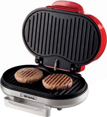 Ariete Kontaktgrill 0205R Party Time Hambuger Maker, rot, 1200 W