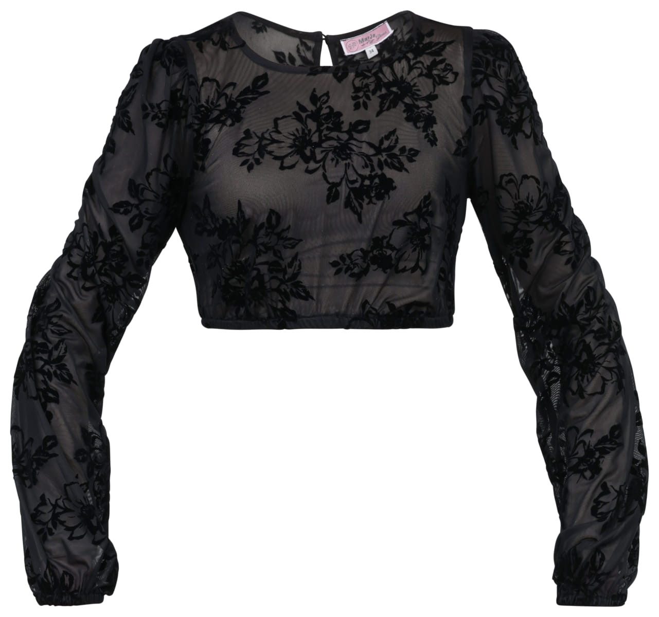MarJo Dirndlbluse Dirndlbluse Neufelden schwarz