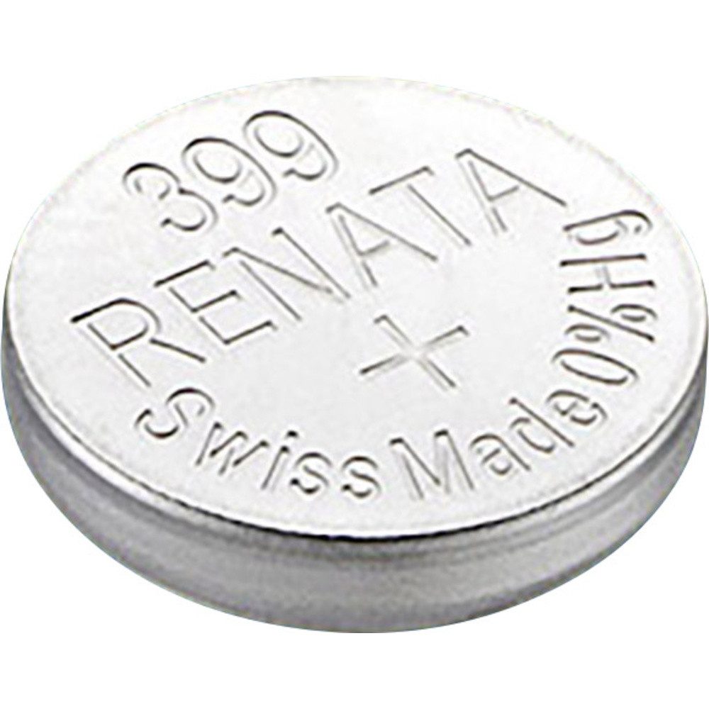 Renata Renata Knopfzelle 399 1.55 V 1 St. 53 mAh Silberoxid Knopfzelle, (1.55 V)