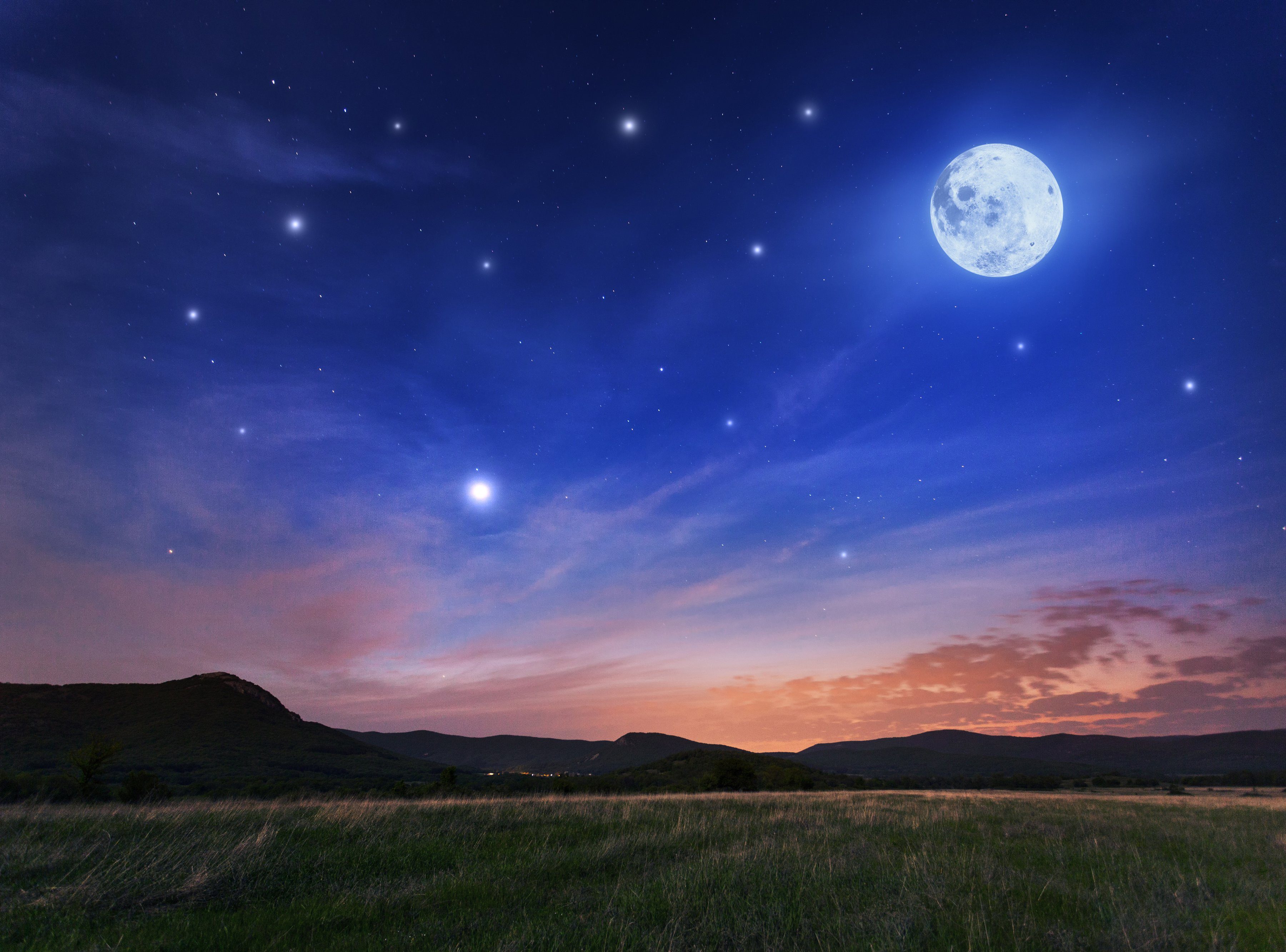 Papermoon Fototapete Full Moon, glatt