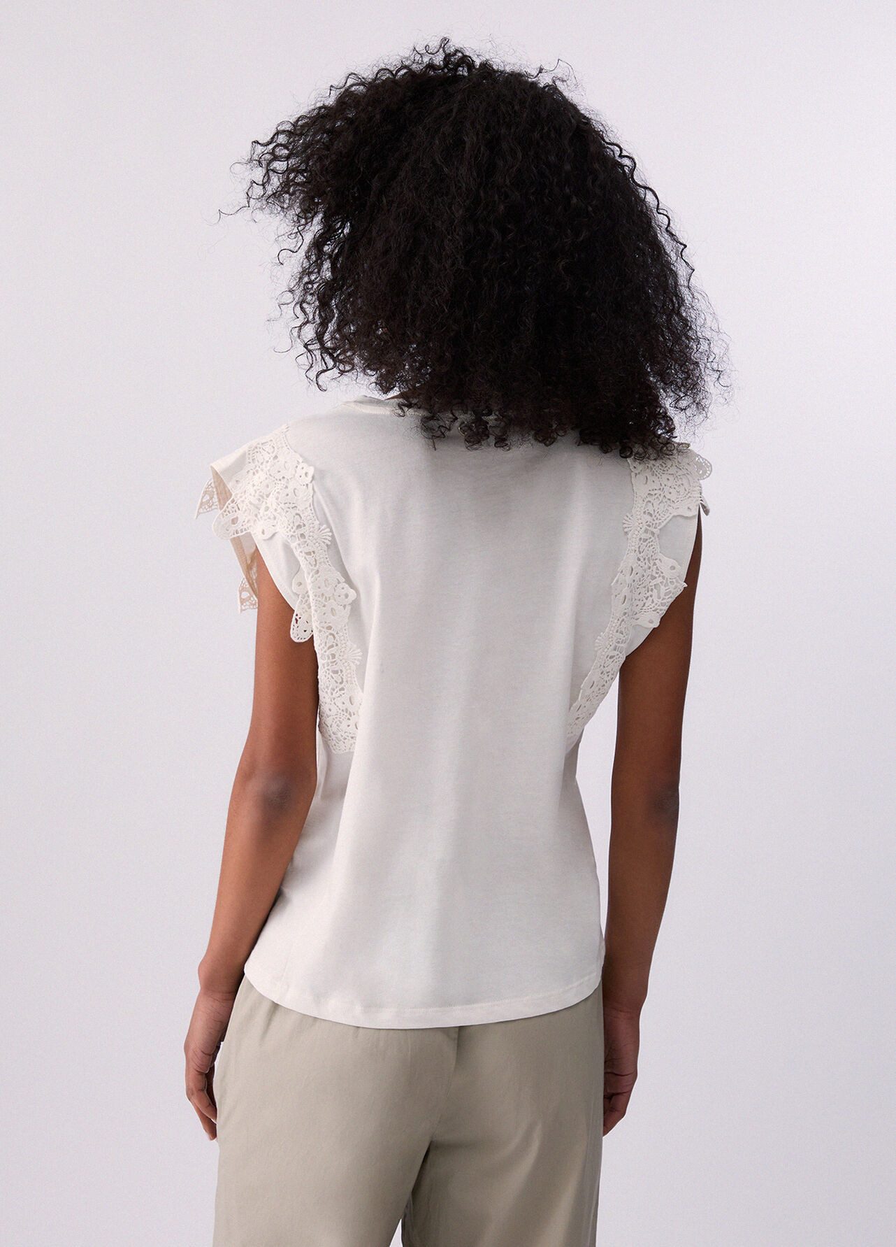 Liu Jo Spitzentop - Top Damen - elegantes Top - Spitze - Ärmellos - Strass günstig online kaufen