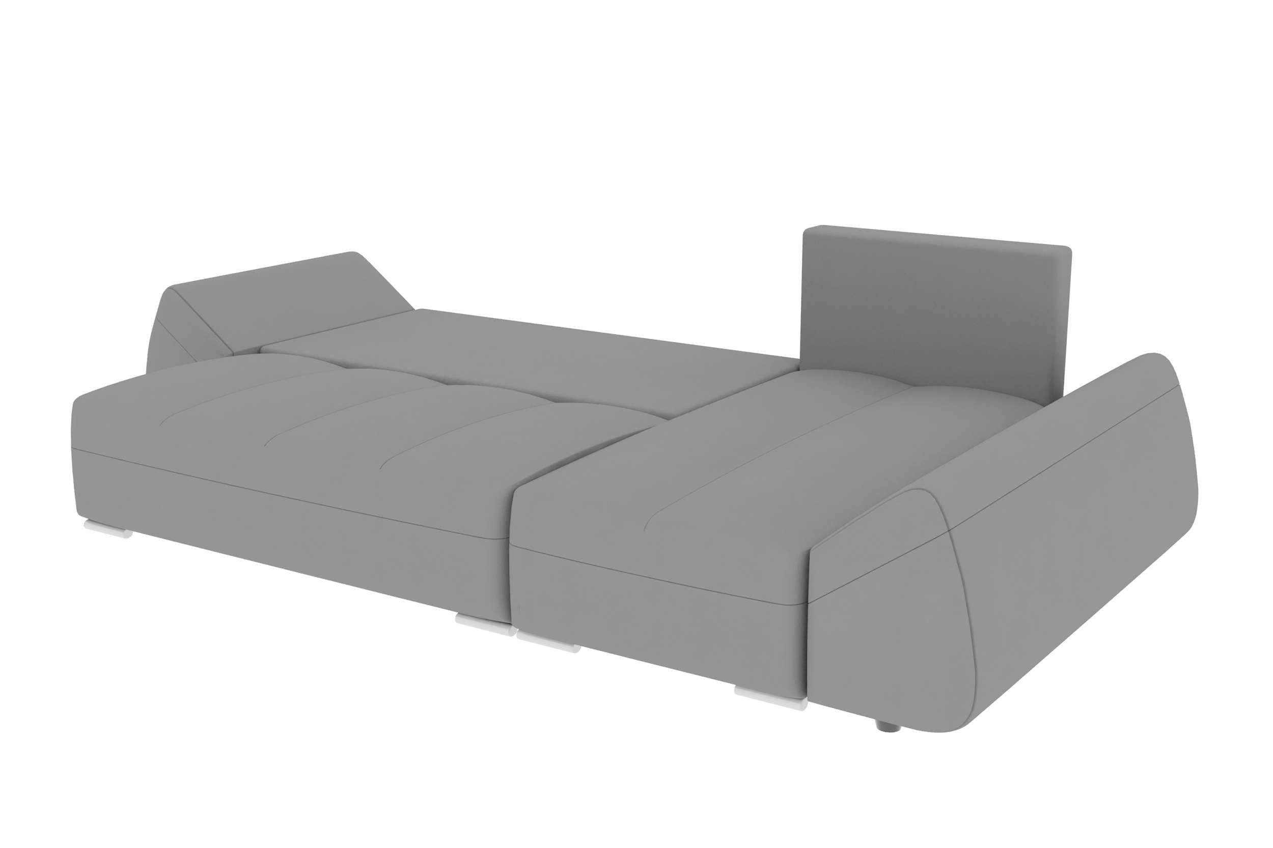 Bettfunktion, Stylefy Sitzkomfort, Cascade, Ecksofa Eckcouch, mit Modern L-Form, mit Design Bettkasten, Sofa,