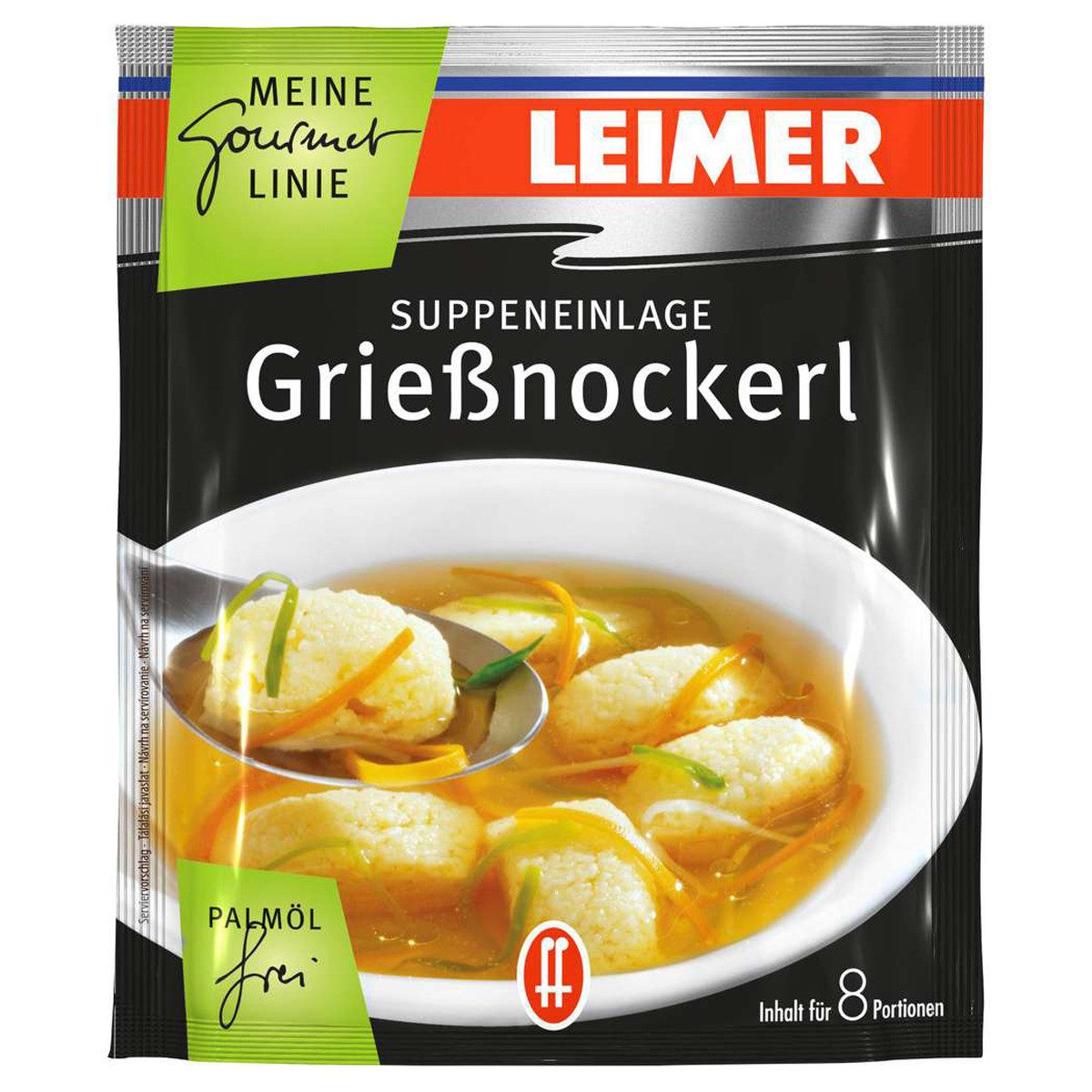 Leimer Fertiggericht, Leimer Grießnockerl beliebte Suppeneinlage für 8 Portionen 100g