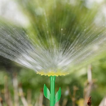 relaxdays Sprühregner Sprinkler Blume 6er Set