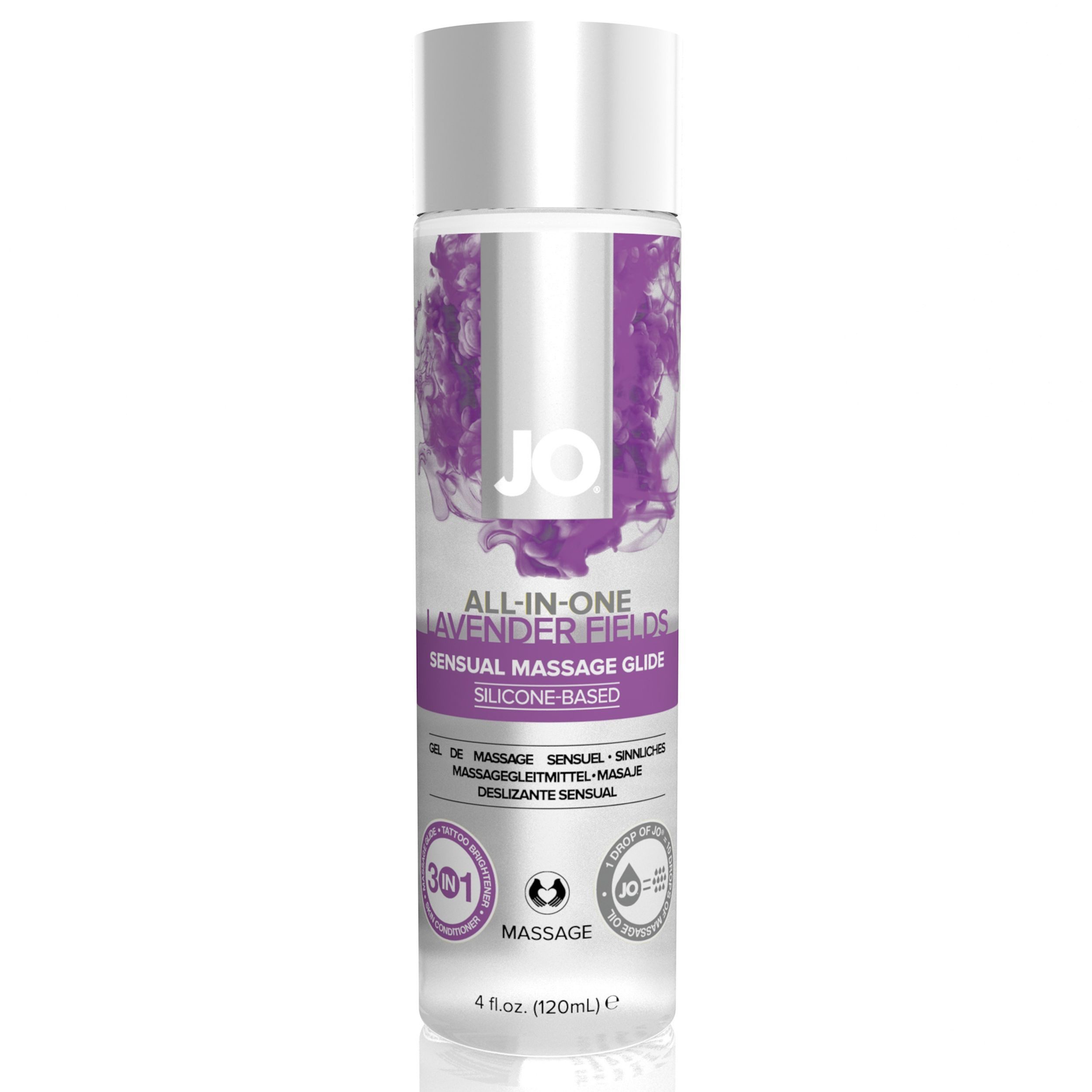 System Jo Gleit- & Massageöl System JO - All-in-One Sinnliche Massage Lavendel - 120 ml