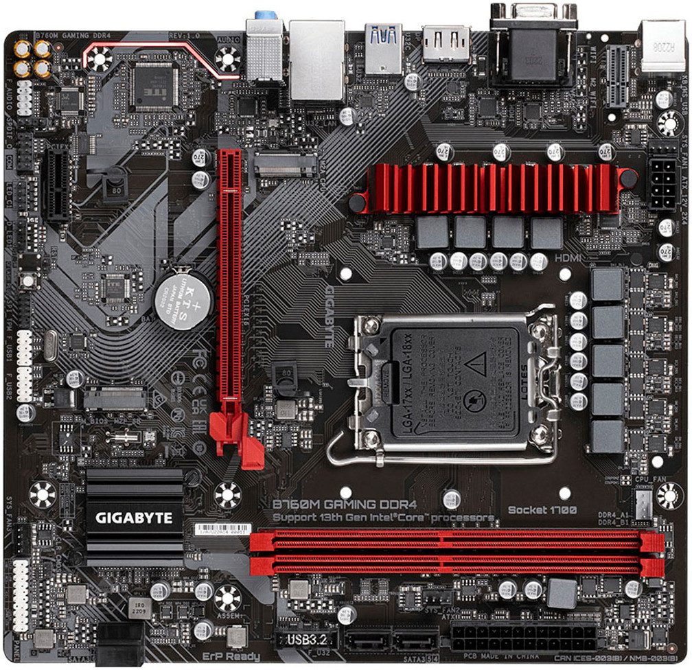 Gigabyte B760M GAMING DDR4 Mainboard