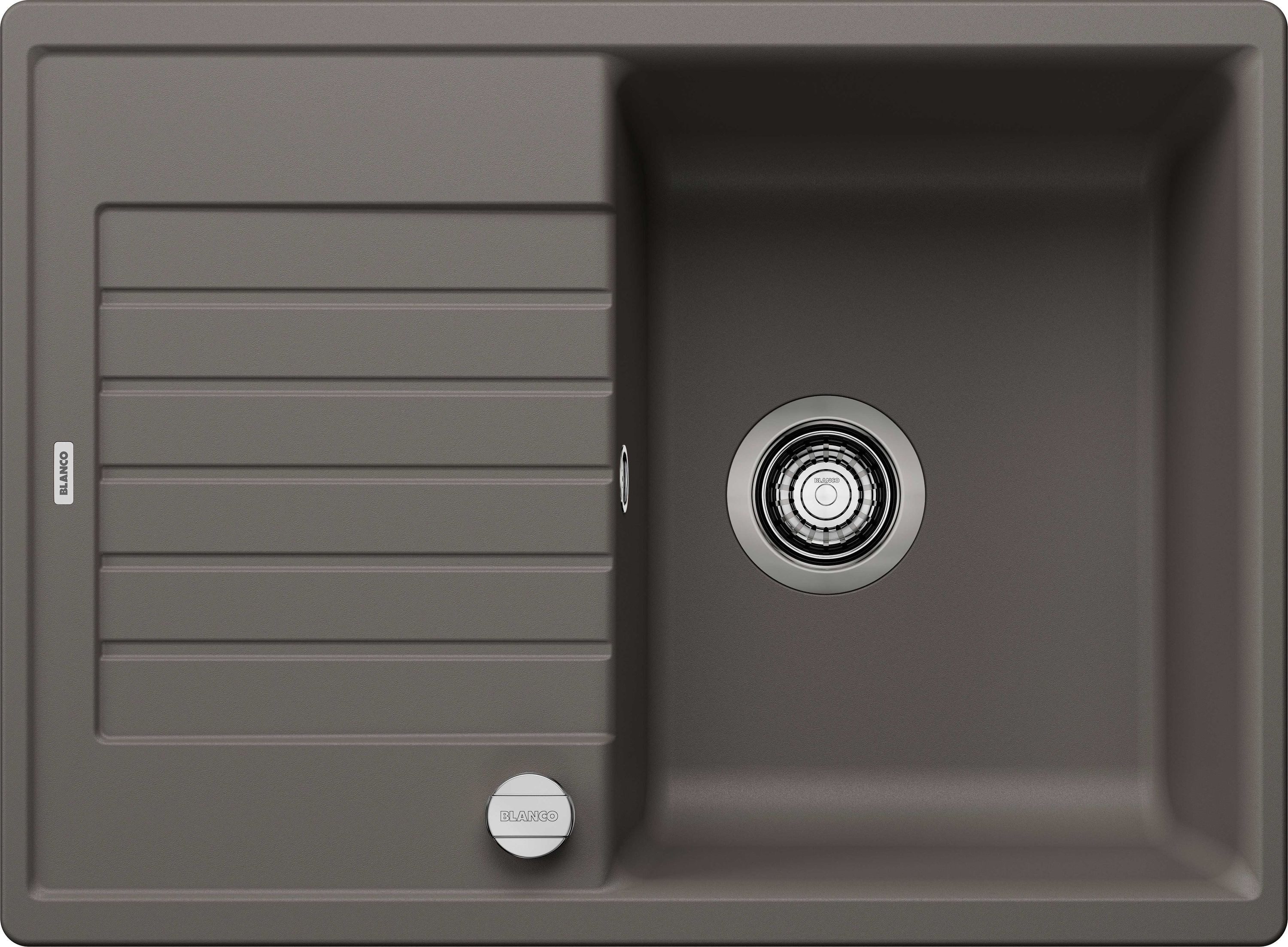 Einbauspüle ZIA 45 S Compact Einbauspüle SILGRANIT vulkangrau ab 45 cm Excenter
