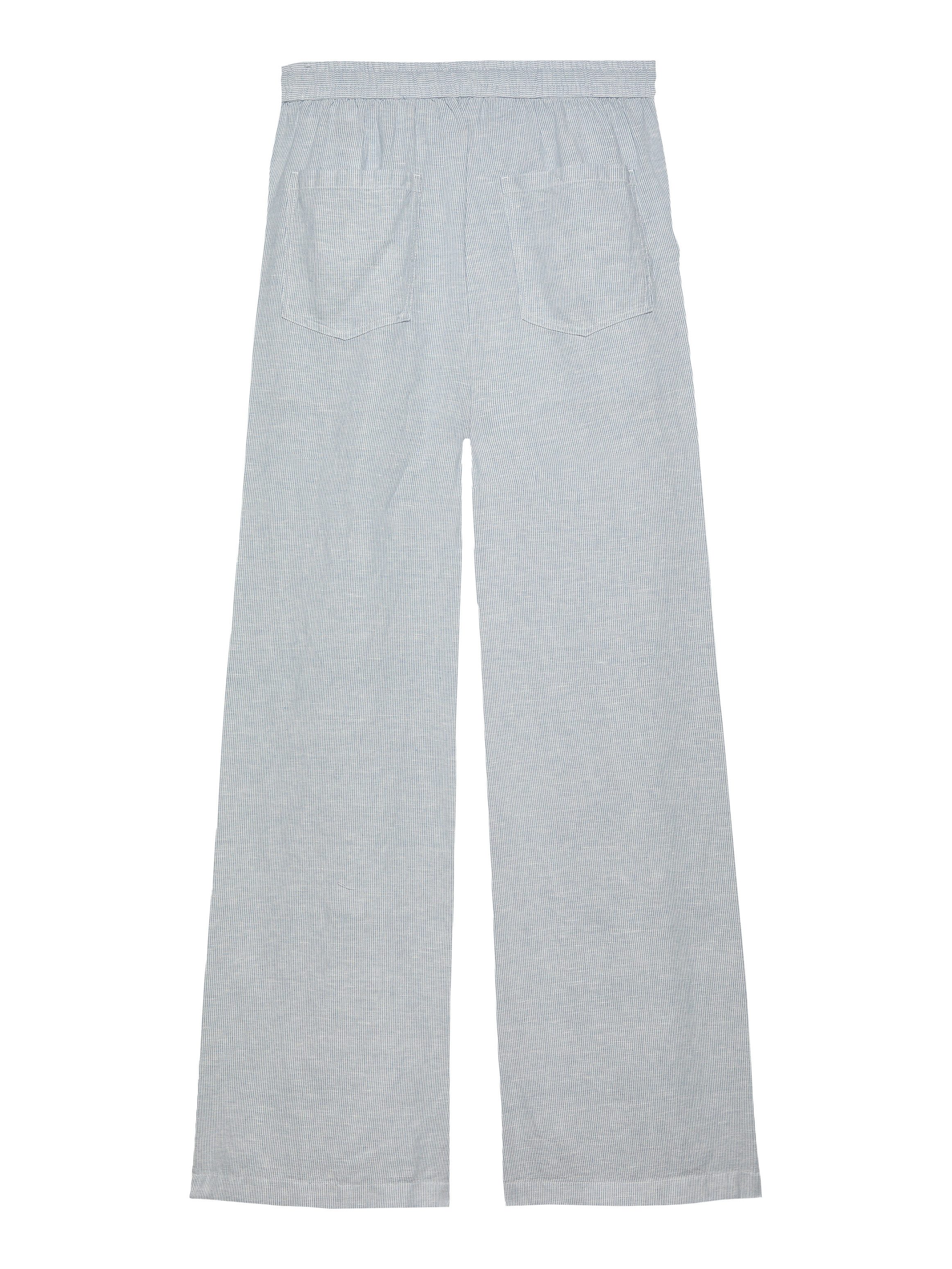 Tommy Jeans Webhose TJW LINEN PANT mit Logostickerei – Bild 5 von 5