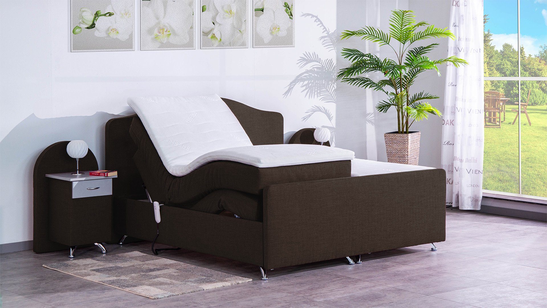 Meisterbetten Boxspringbett Epos (mit Motor, 7-Zonen günstig online kaufen