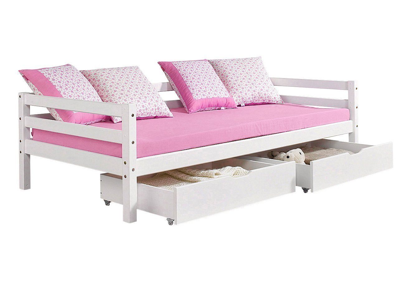 Matratze Größen mit Kinderbett in «Romantik», Hoppekids Daybett 2