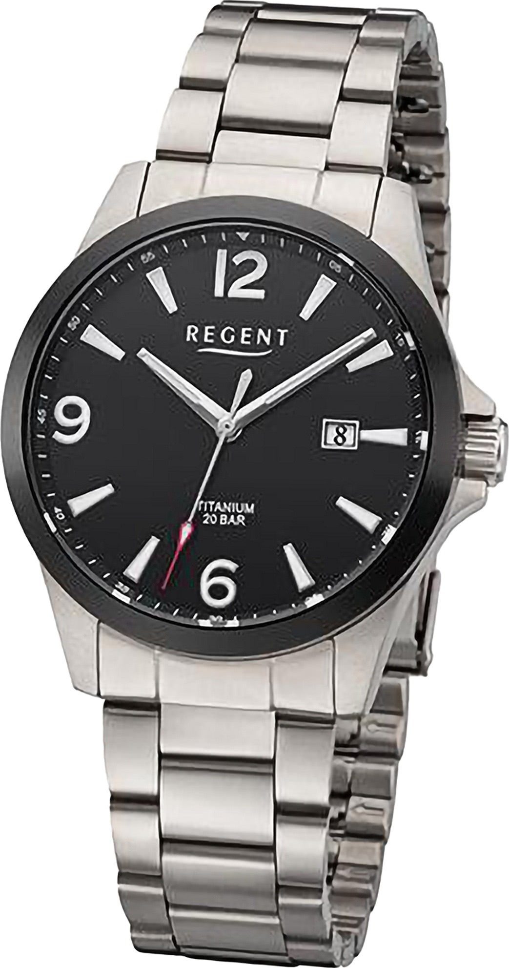 Quarzuhr Regent Herren Armbanduhr Analog