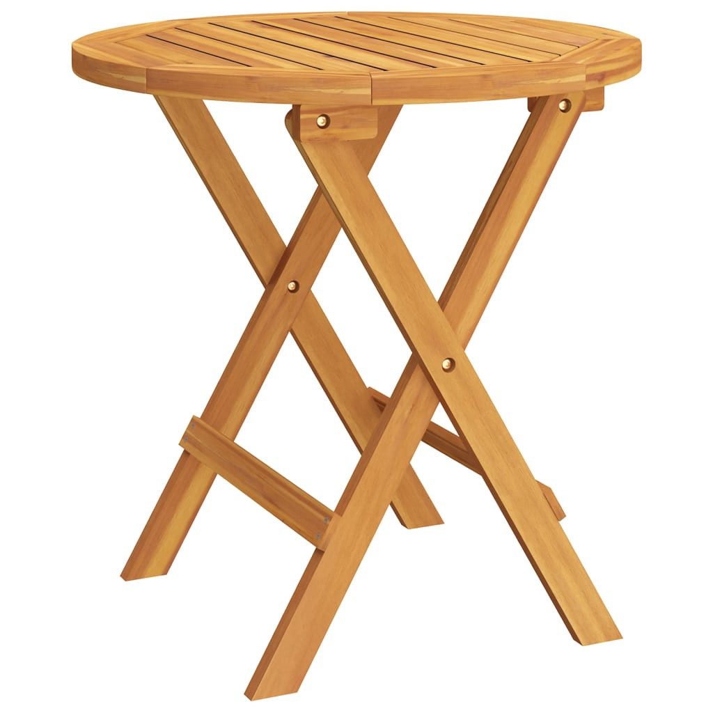 vidaXL Gartentisch Bistrotisch Ø46x47 cm Massivholz günstig online kaufen