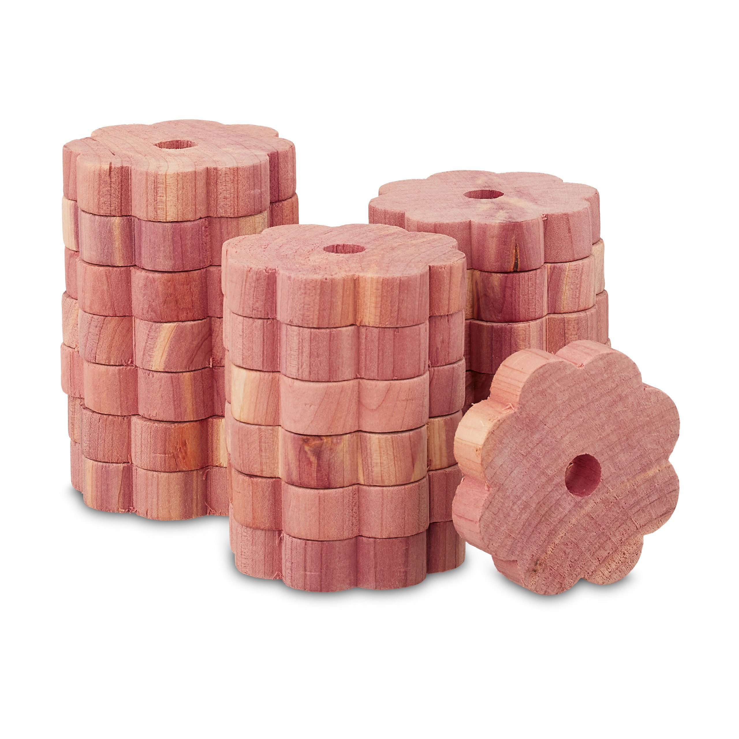 relaxdays Kleiderbügel Zedernholz Mottenschutz 20 Stück günstig online kaufen