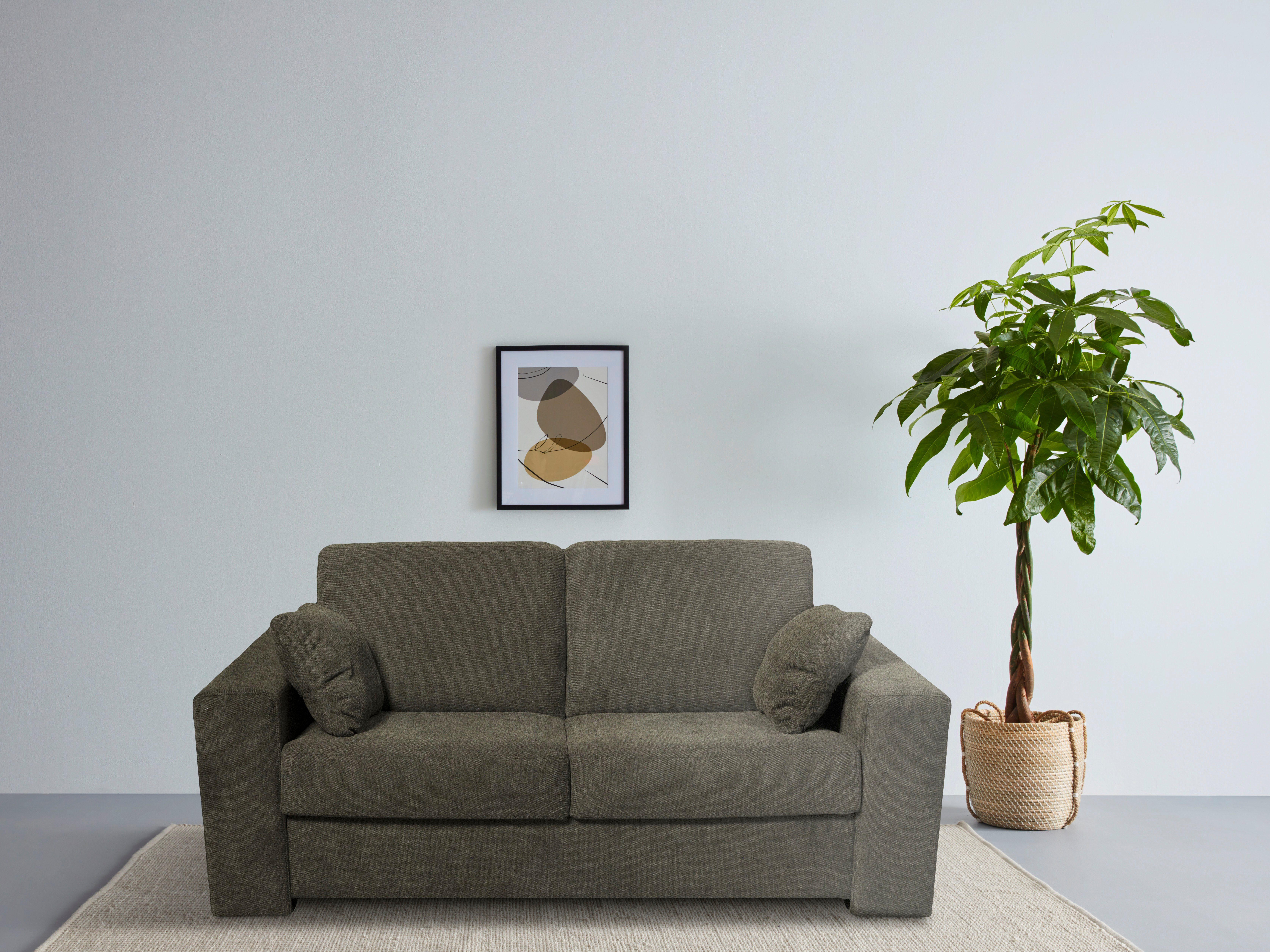 Home affaire 2-Sitzer "Roma Matratzenhöhe 14 cm", Dauerschlaffunktion, mit günstig online kaufen