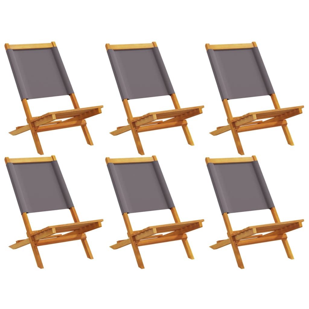 vidaXL Gartenstuhl Gartenstühle 6 Stk. Klappbar günstig online kaufen