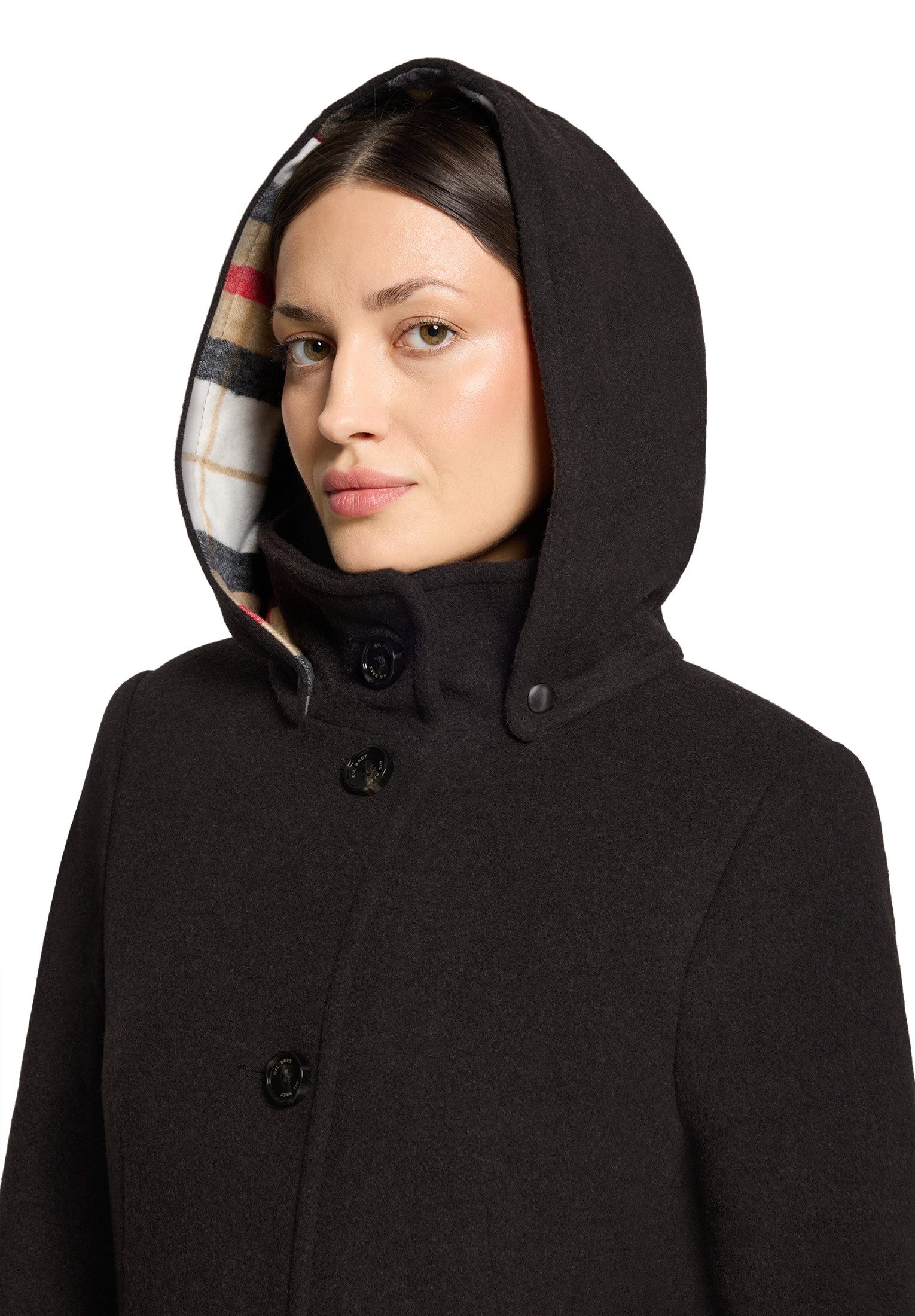 Gil Bret Fleecejacke mit Kapuze und Wolle