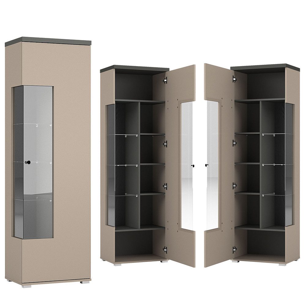 Lomadox Wohnzimmer-Set SELCE-83, (Mega-Spar-Set, 4-St., Vitrine günstig online kaufen