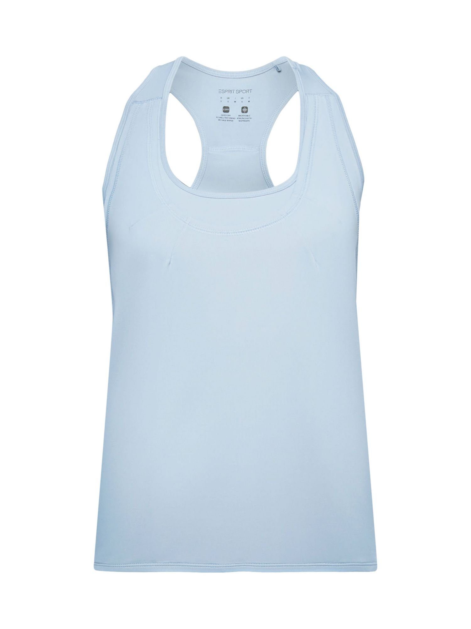 esprit sports T-Shirt Active Shirt mit E-DRY (1-tlg) PASTEL BLUE