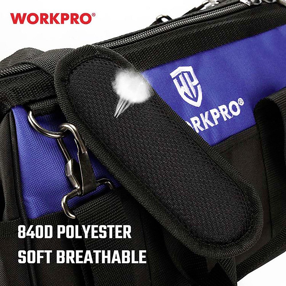 WorkPro Werkzeugtasche WorkPro WP281026 Werkzeugtasche unbestückt (L x B x H) 510 x 260 x