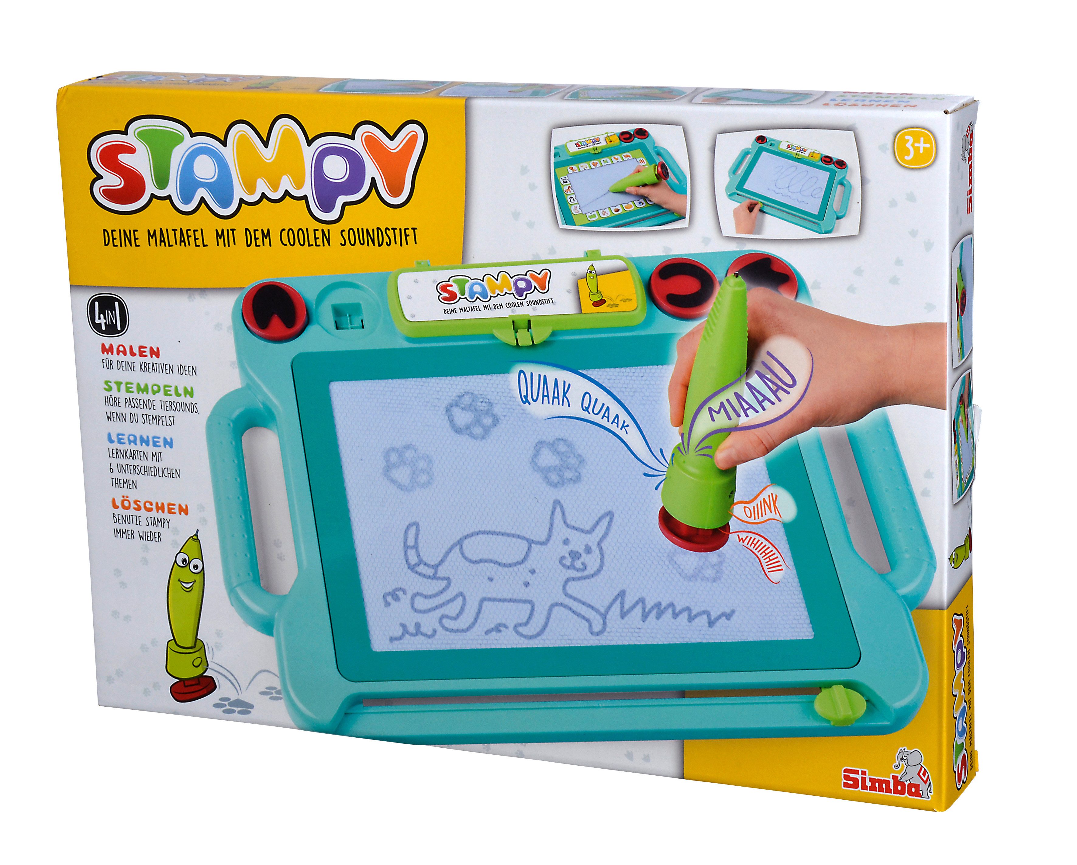 Simba Dickie Tafel Maltafel Stampy mit Soundstift