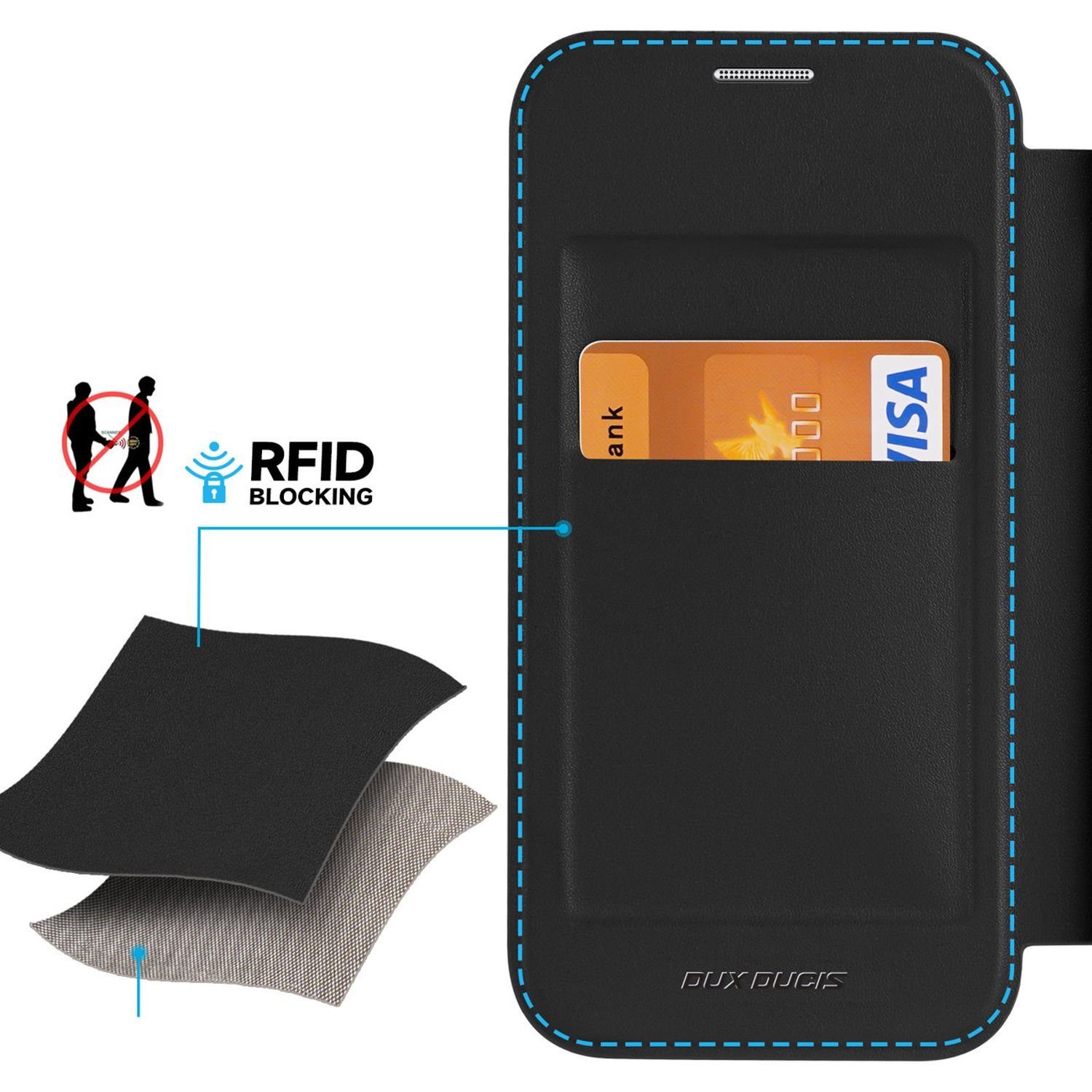 Dux Ducis Handytasche Skin X Pro Magnetische Flip MagSafe Hülle für iPhone 15 Serie