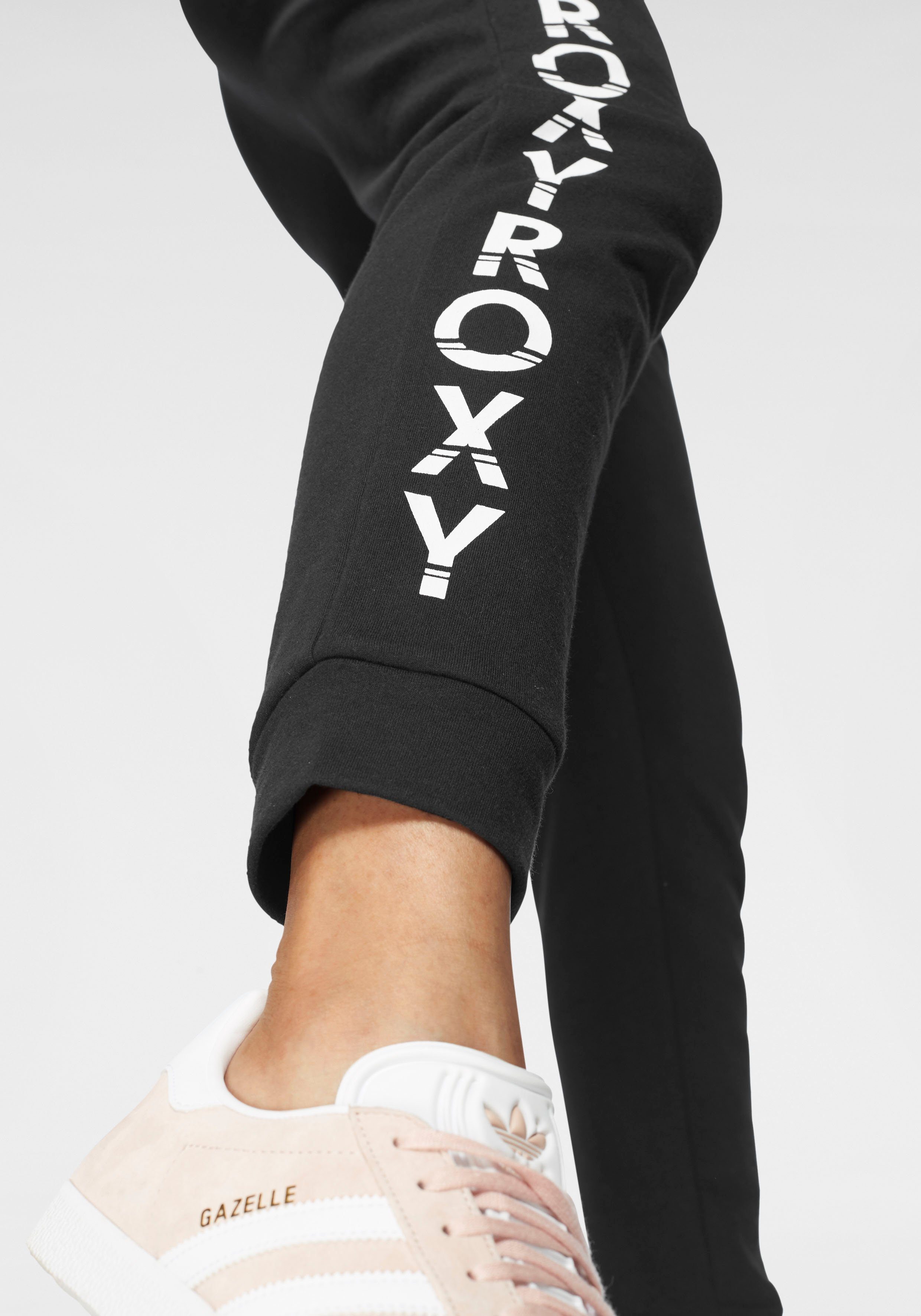 Sweathose großer Jogginghose Logodruck Damen Roxy
