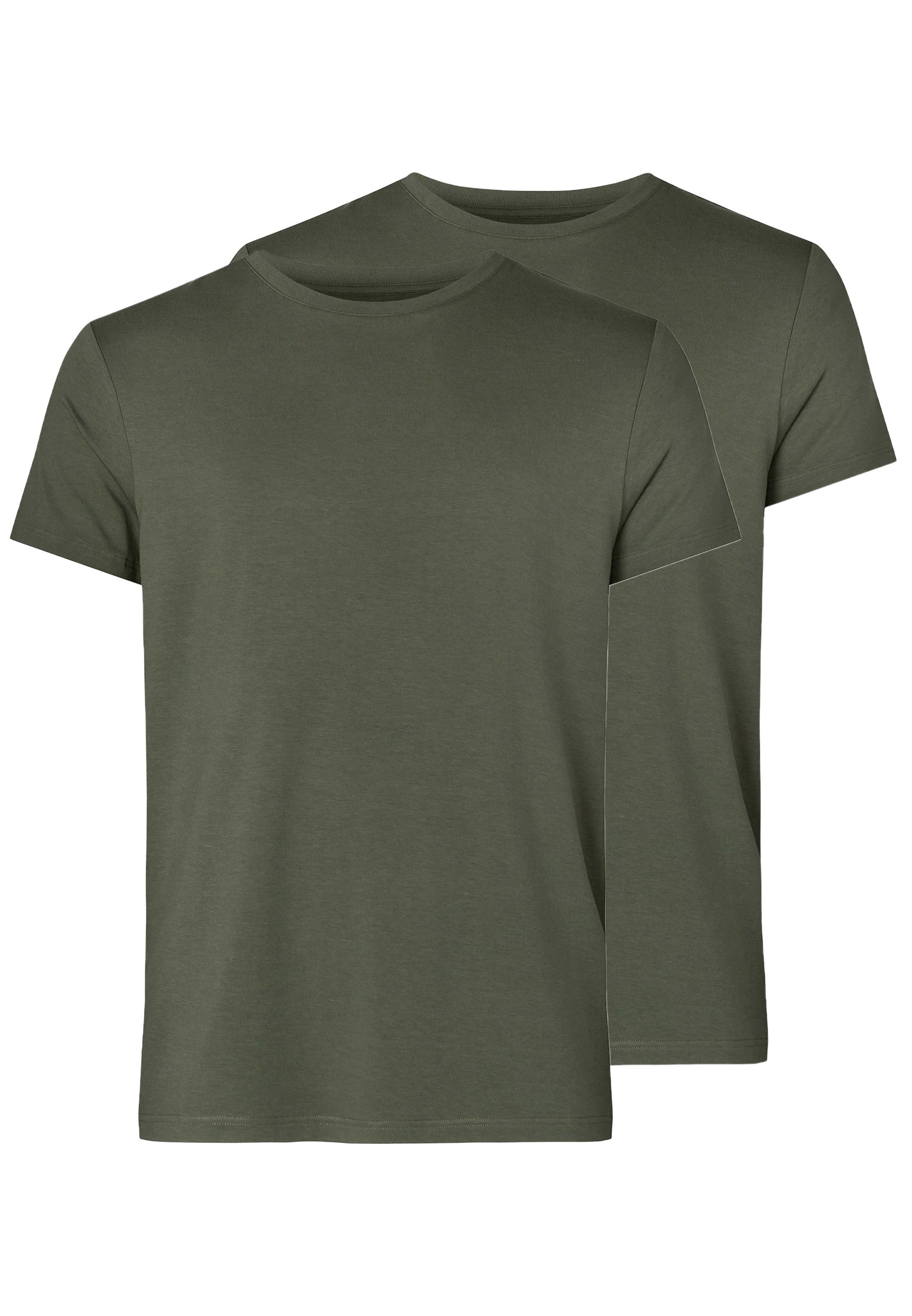 Resteröds Unterhemd 2er Pack Bamboo (Spar-Set, 2-St) Unterhemd / Shirt kurzarm - Weich und atmungsaktiv, Klassischer Look