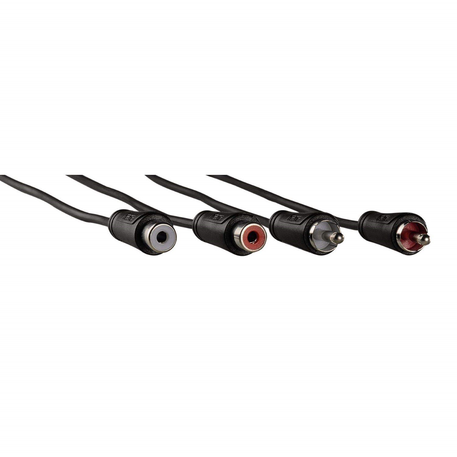 Hama 10m Cinch-Kabel Audio Verlängerungskabel Audio-Kabel, Cinch, Cinch (1000 cm), 2x RCA Cinch-Stecker auf Cinch-Kupplung für HiFi Audio, CD-Player etc.