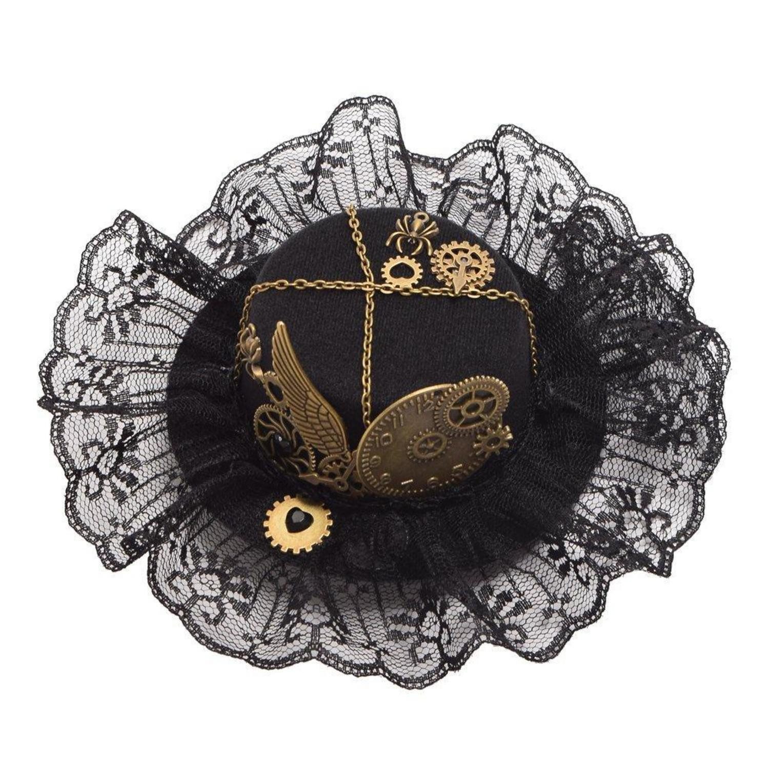 LuxusKollektion Zylinder Steampunk Zylinderhut mit Goggles (1-St)