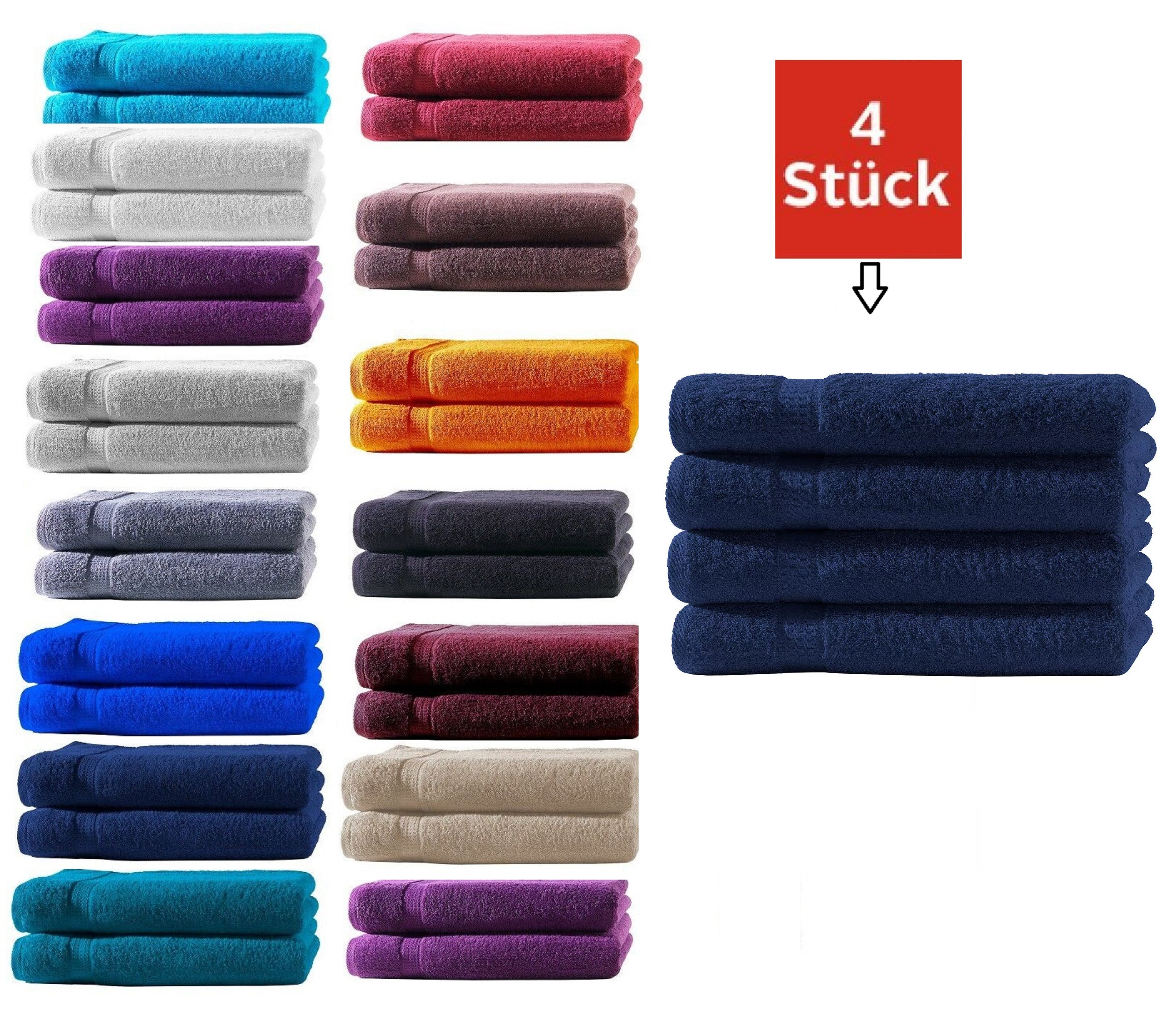 DDOnlineShop Handtuch Set Handtücher Gästetücher, Seiftücher günstig online kaufen
