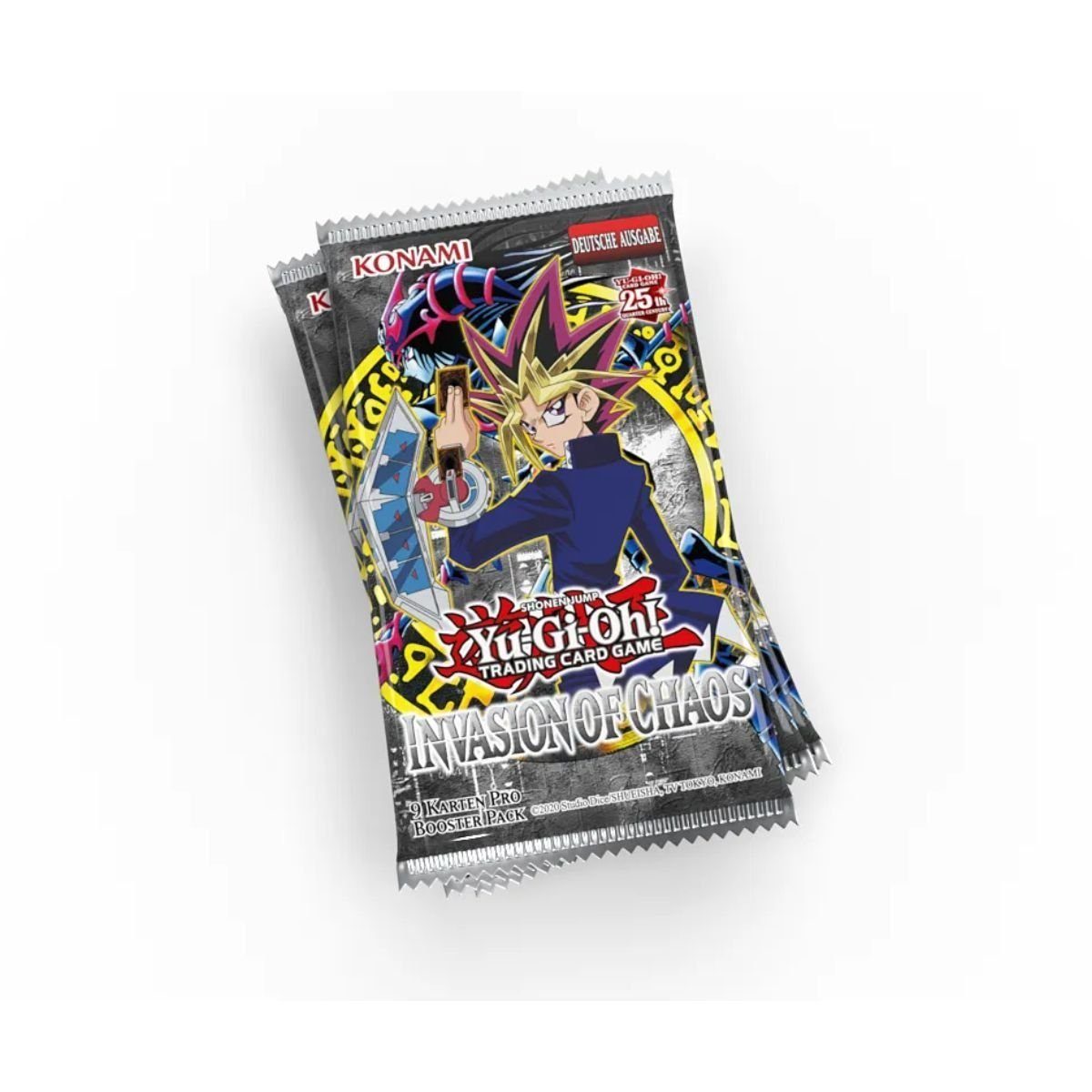 Konami Spiel Yu-Gi-Oh Sammelkarte Invasion of Chaos 25th Anniversary Edition Booste
