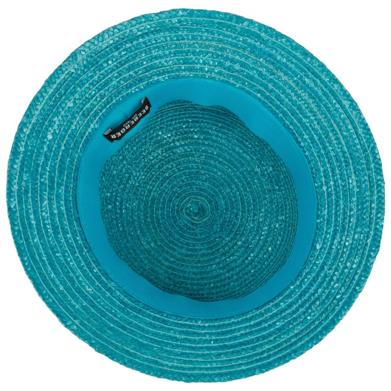 Seeberger Sonnenhut (1-St) Strohglocke mit Ripsband