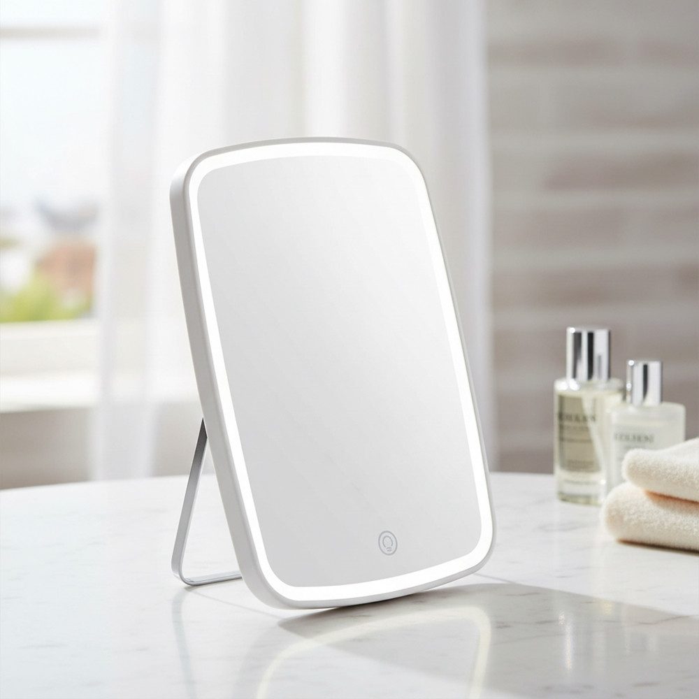 Melko Kosmetikspiegel Make-up Schminkspiegel Kosmetikspiegel mit LED Beleuc günstig online kaufen