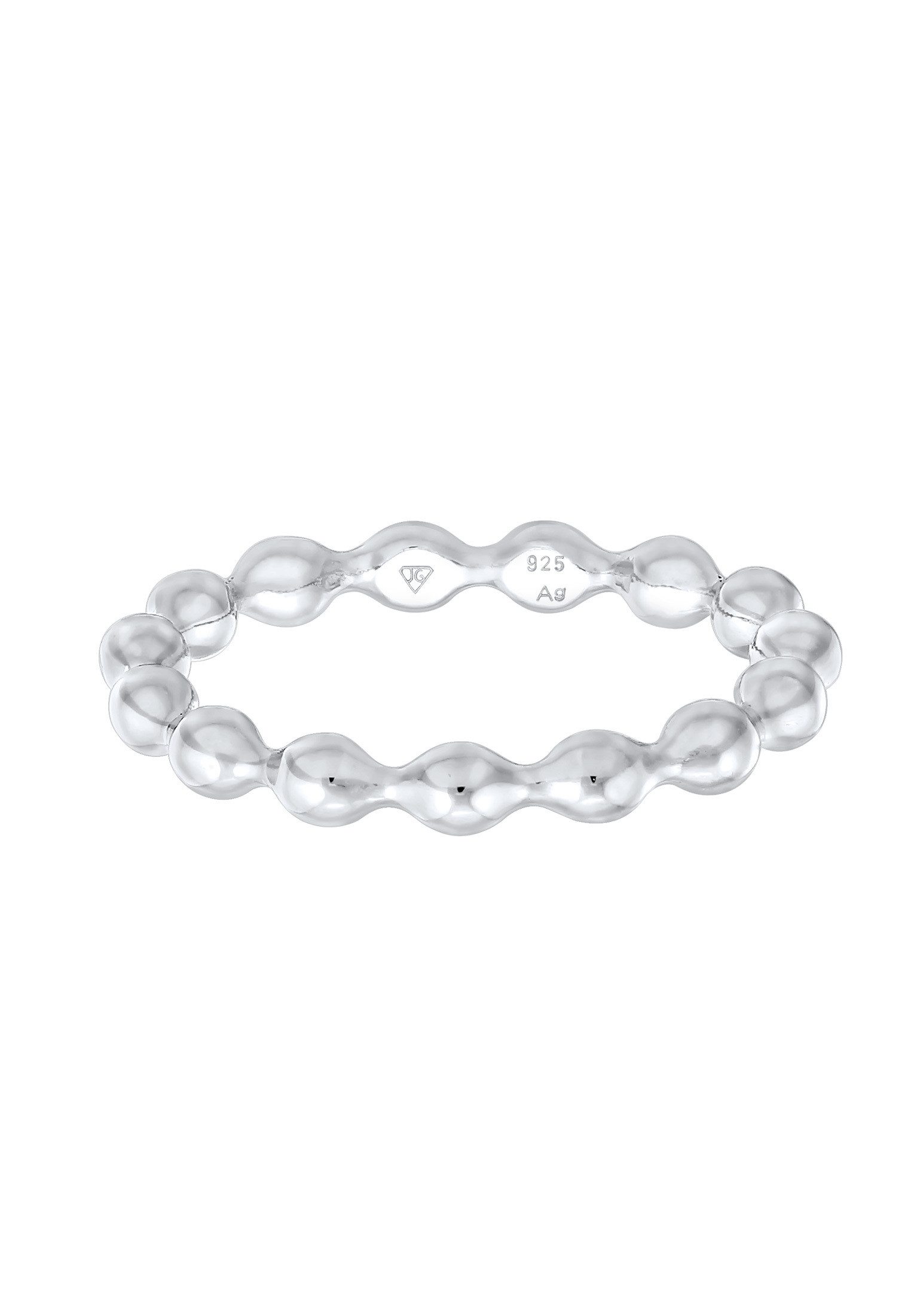 Elli Fingerring Kugel Dots Stapelring Schlicht 925 Silber, Kugel günstig online kaufen