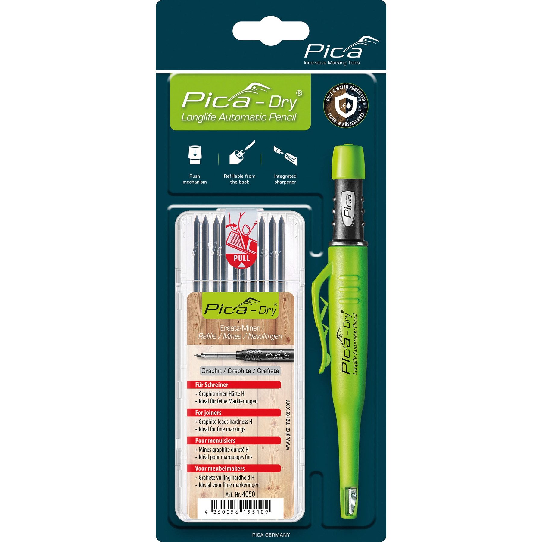 Pica Маркеры PICA Dry Tieflochmarker Bundle 30405, Schreiner-Set